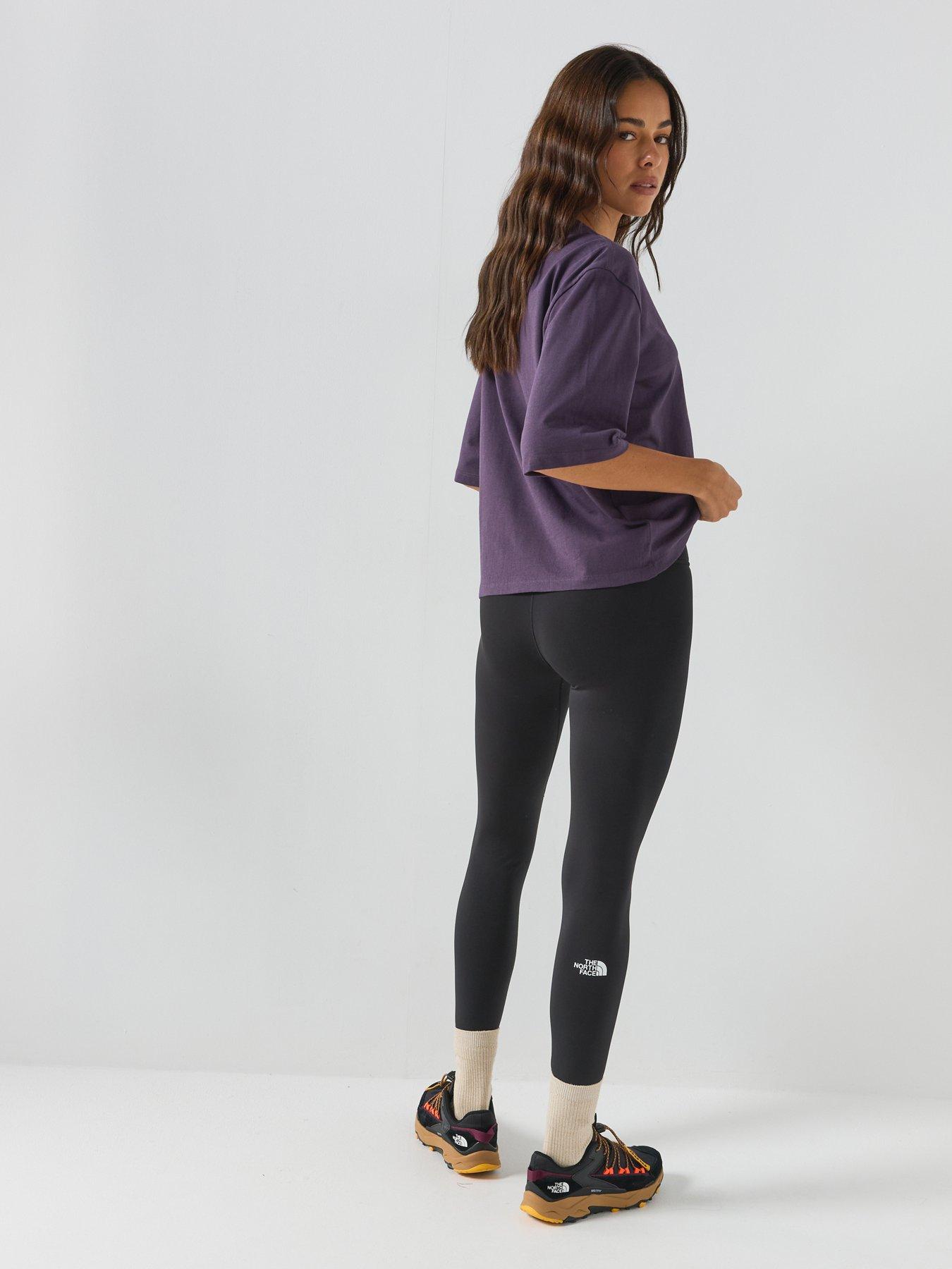 Image 5 of 6 of The North Face Womens Essential Simple Dome Boxy Relaxed T-shirt - Purple