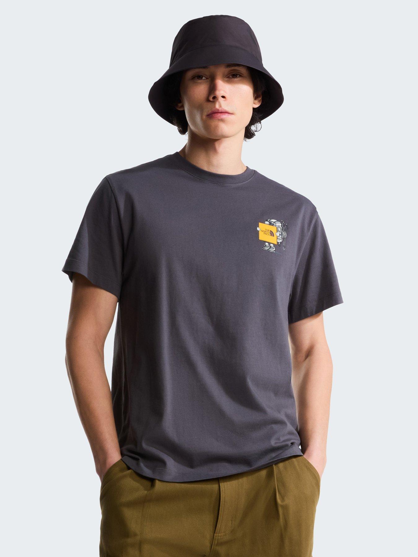 Image 2 of 5 of The North Face Unisex Gear Up Get Out Graphic T-Shirt - Anthracite Grey