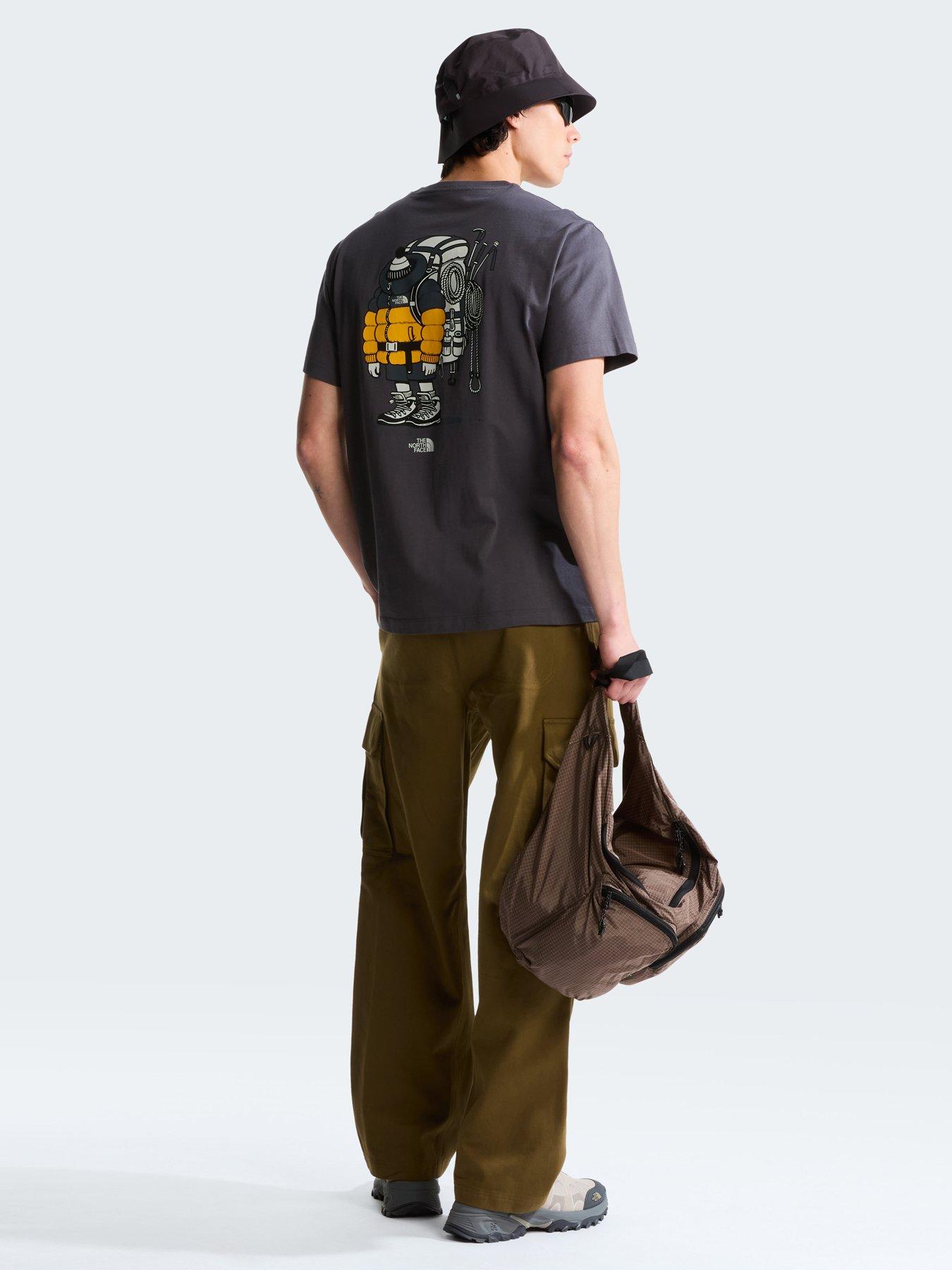 Image 3 of 5 of The North Face Unisex Gear Up Get Out Graphic T-Shirt - Anthracite Grey