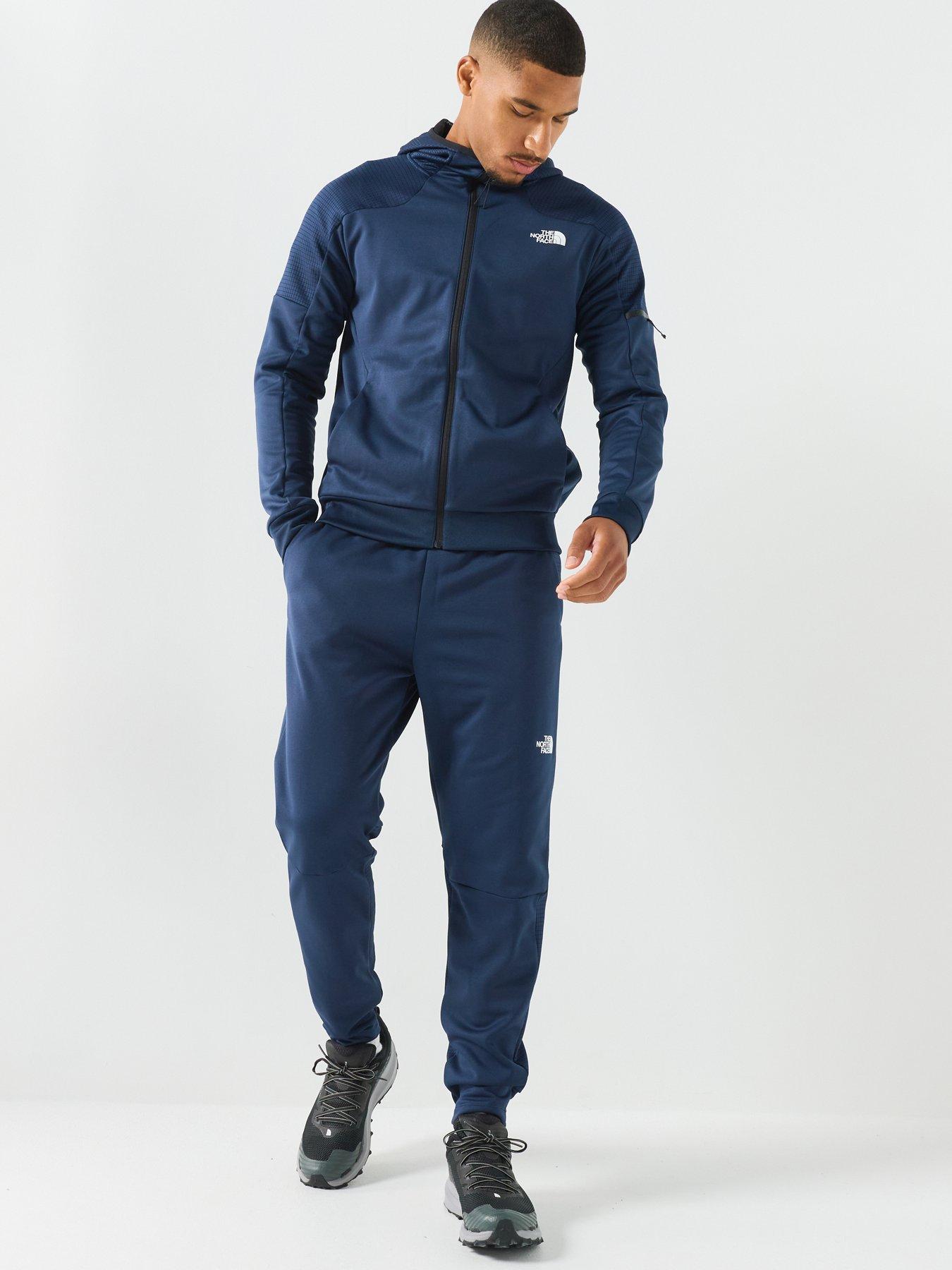 Image 3 of 6 of The North Face Mens Full Zip Hooded Fleece Jacket - Navy