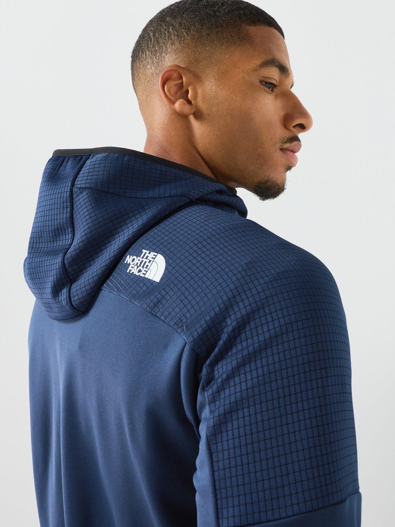 Image 5 of 6 of The North Face Mens Full Zip Hooded Fleece Jacket - Navy
