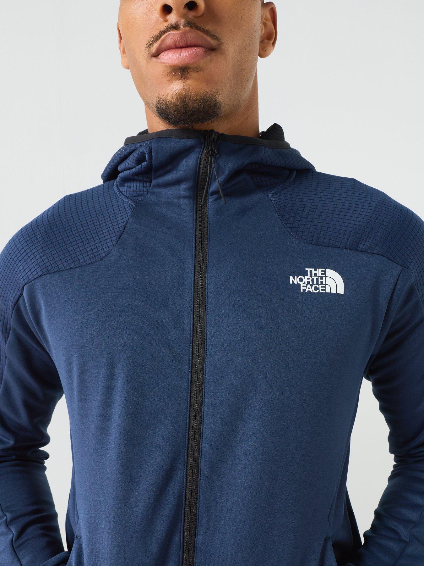 Image 6 of 6 of The North Face Mens Full Zip Hooded Fleece Jacket - Navy