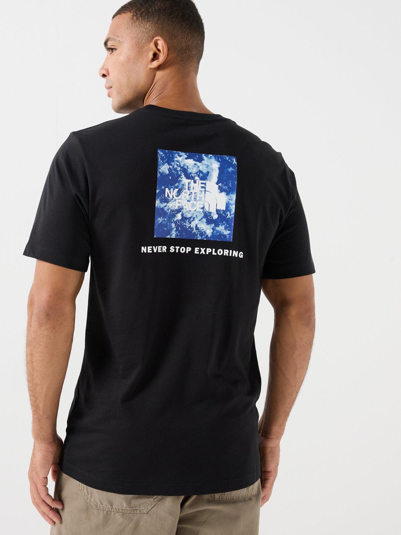 The North Face Mens Granitic Rock Box Graphic T-Shirt - Black