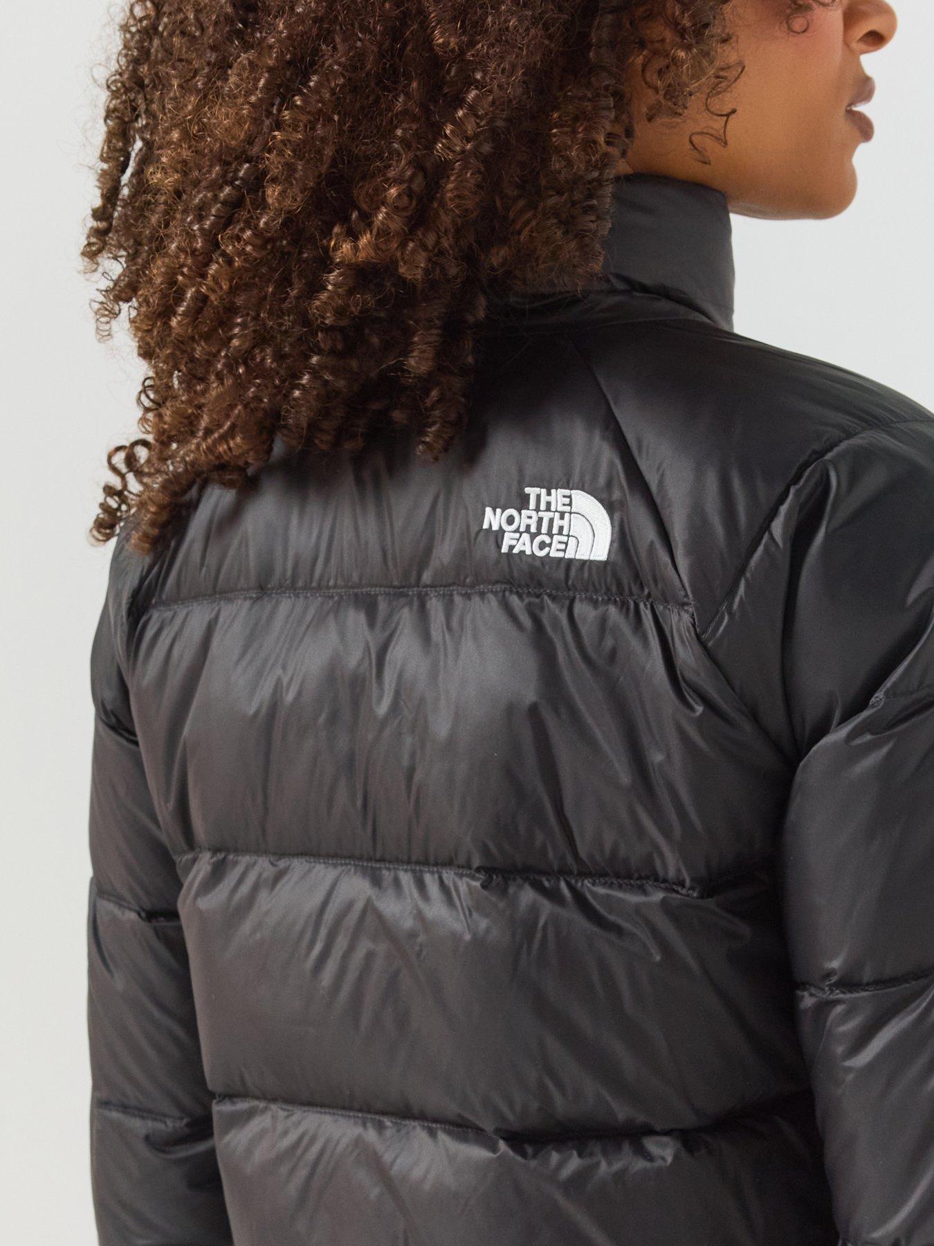 Image 6 of 6 of The North Face Womens High Neck Full Zip Down Filled Jacket - Black
