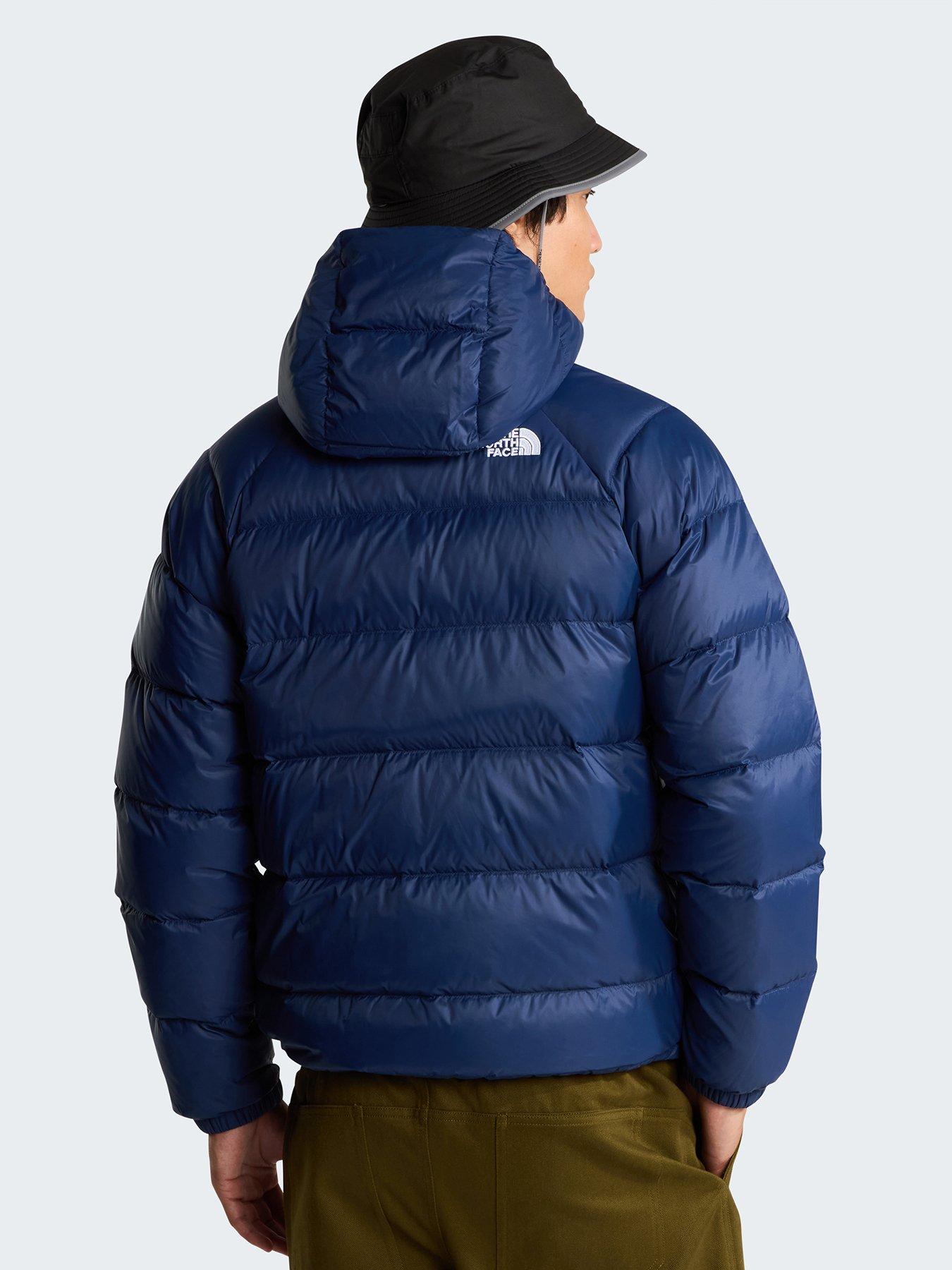 Image 2 of 6 of The North Face Mens Hydrenalite Hooded Full Zip Puffer Jacket - Navy