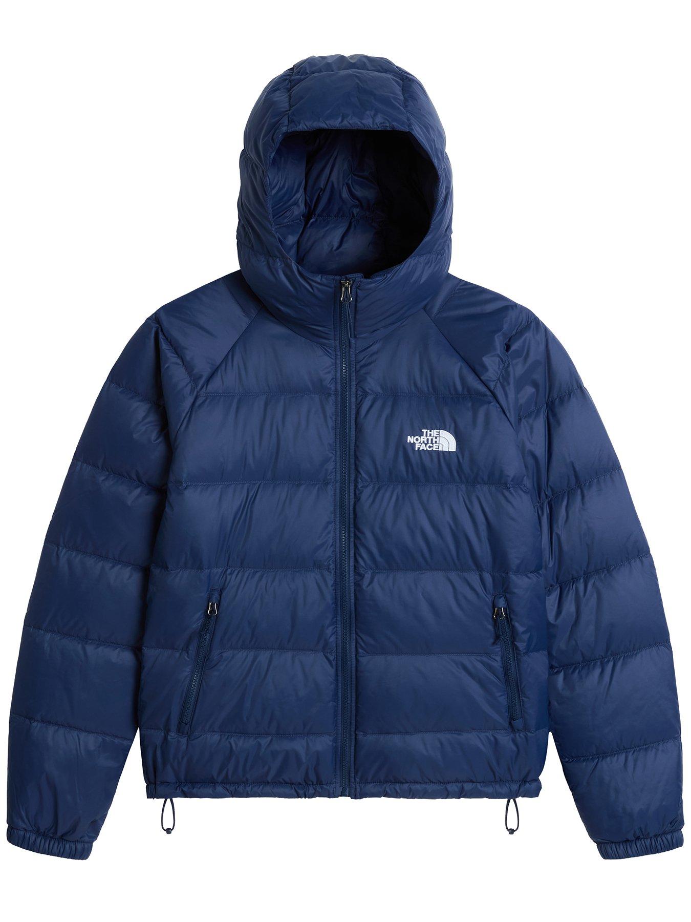 Image 5 of 6 of The North Face Mens Hydrenalite Hooded Full Zip Puffer Jacket - Navy