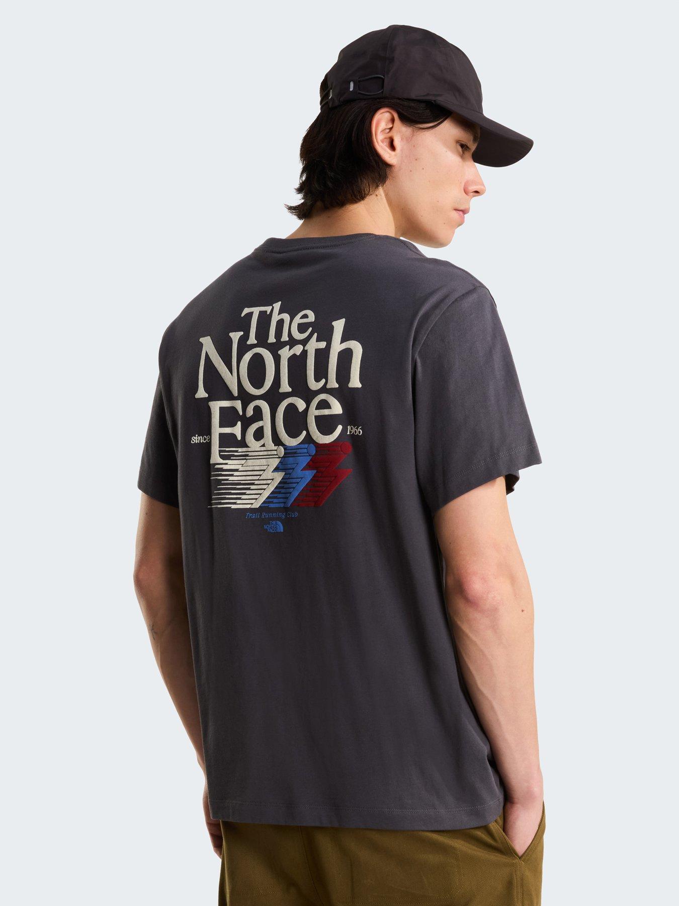 The North Face Mens Retro Trail Relaxed Graphic T-shirt - Grey
