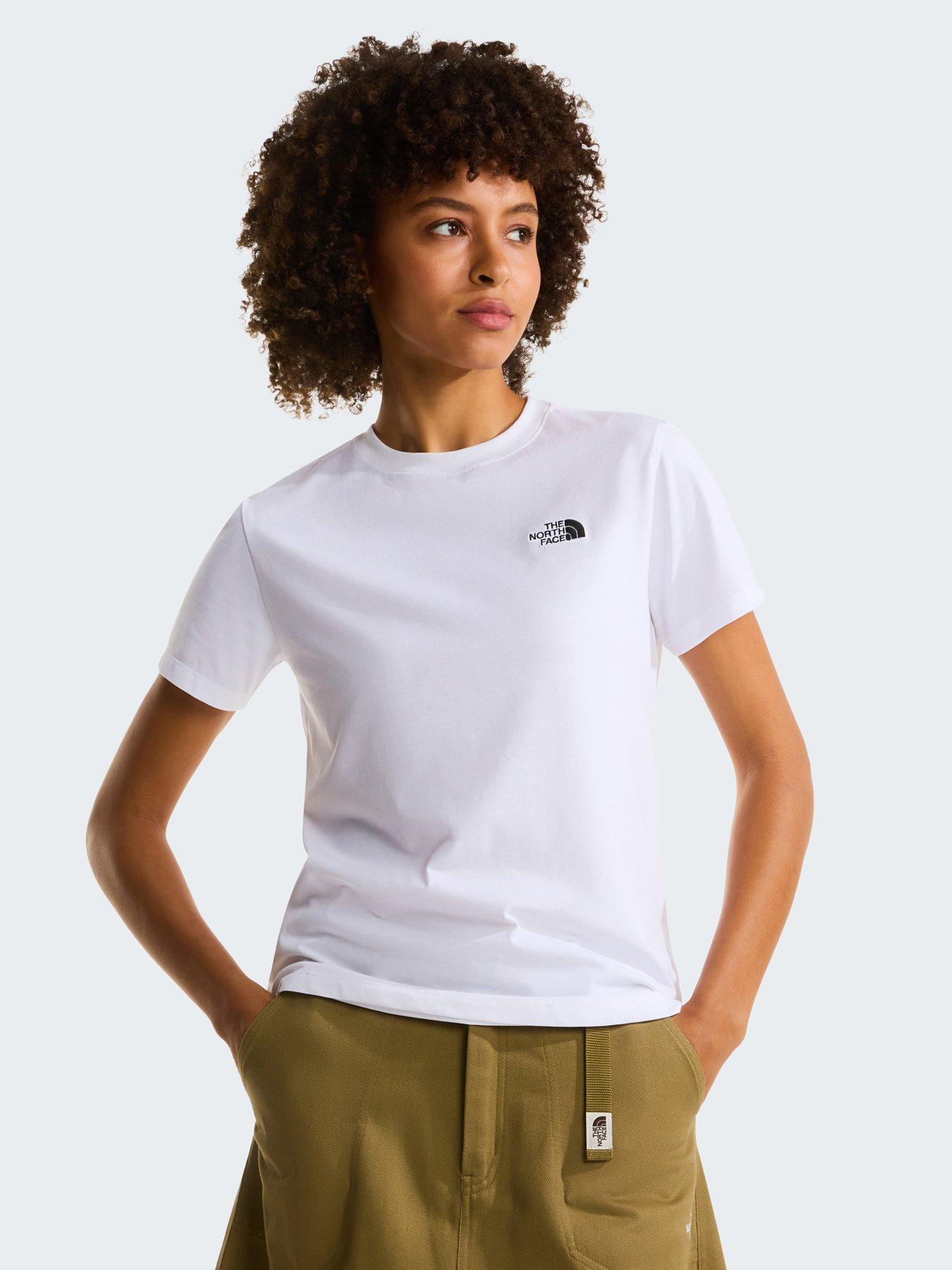 The North Face Women's Evolution Simple Dome Slim T-Shirt - TNF White