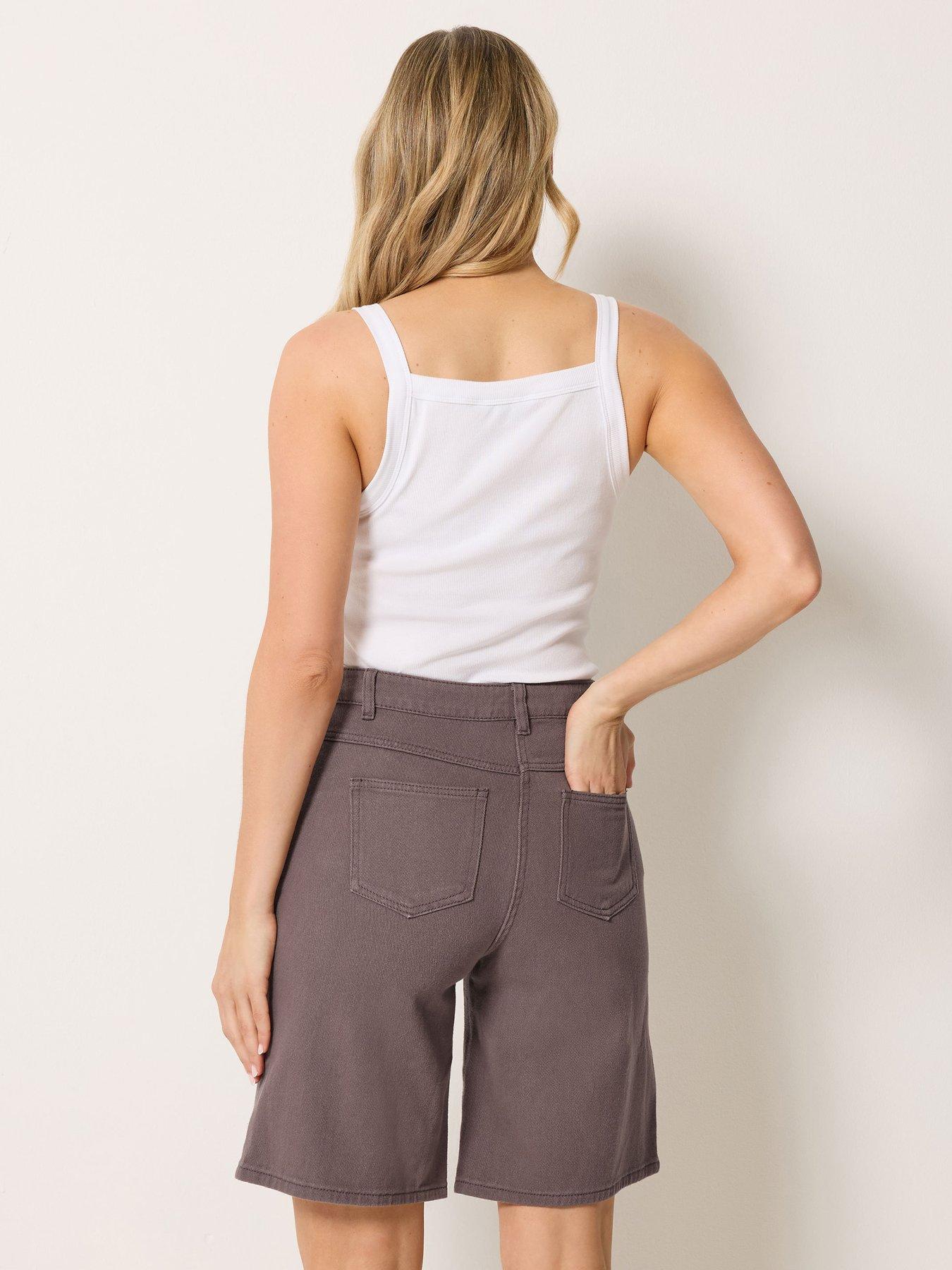 Image 2 of 4 of Long Tall Sally Bermuda Short - Brown