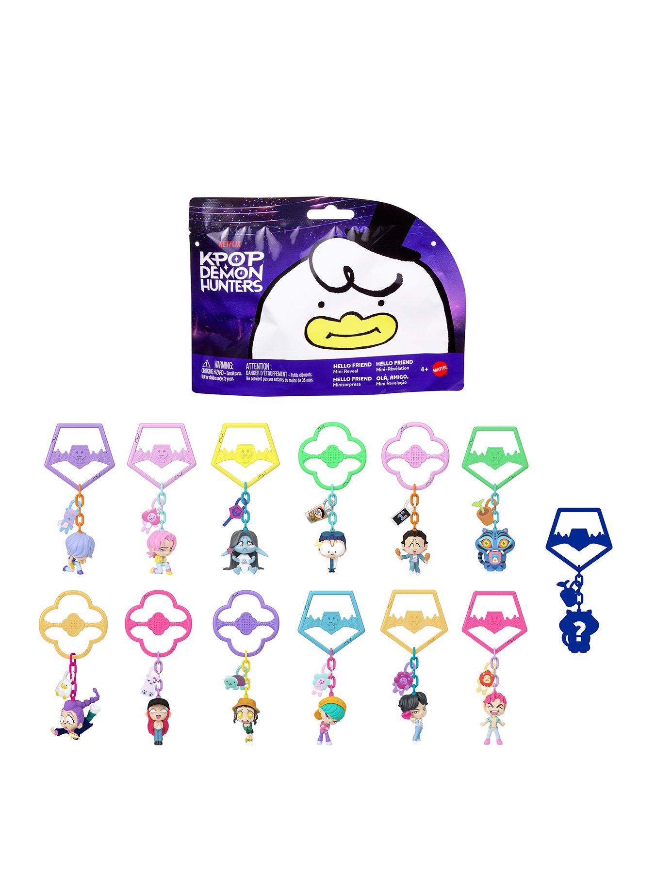 K-Pop Demon Hunters Hello Friend Mini Reveal Collectible Keychain Figure Blind Pack