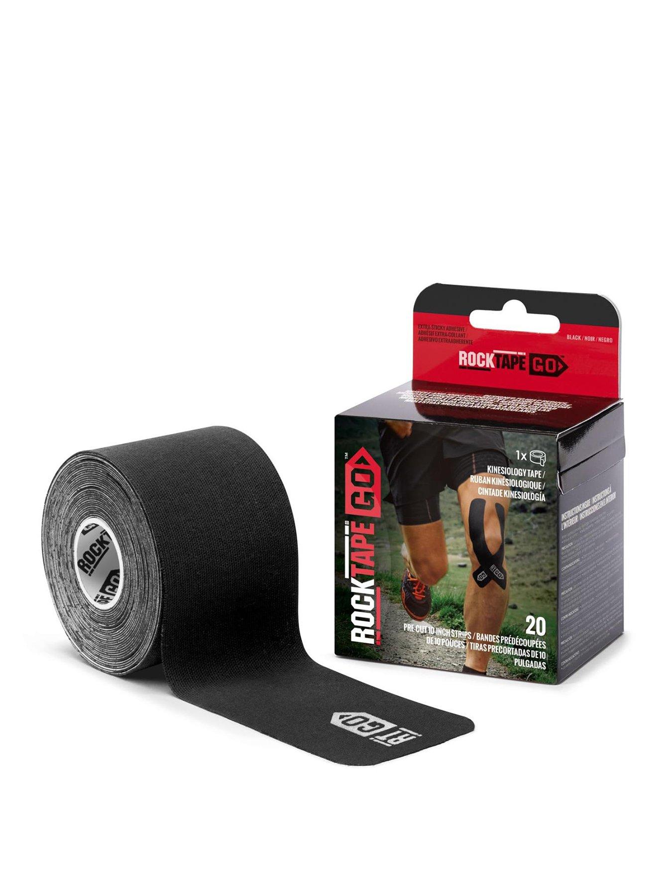 Rock Tape GO PRECUT - 5m x 5m (Extra Sticky Black)