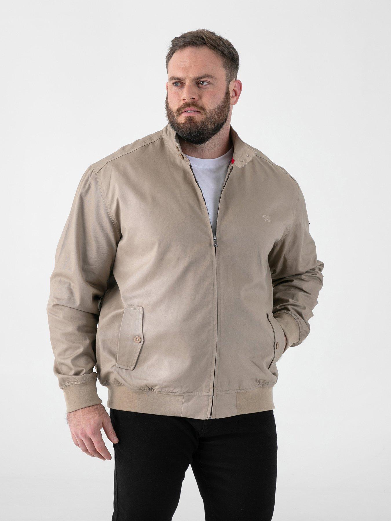 D555 D555 Harrington Jacket With Elasticated Rib Hem And Cuffs