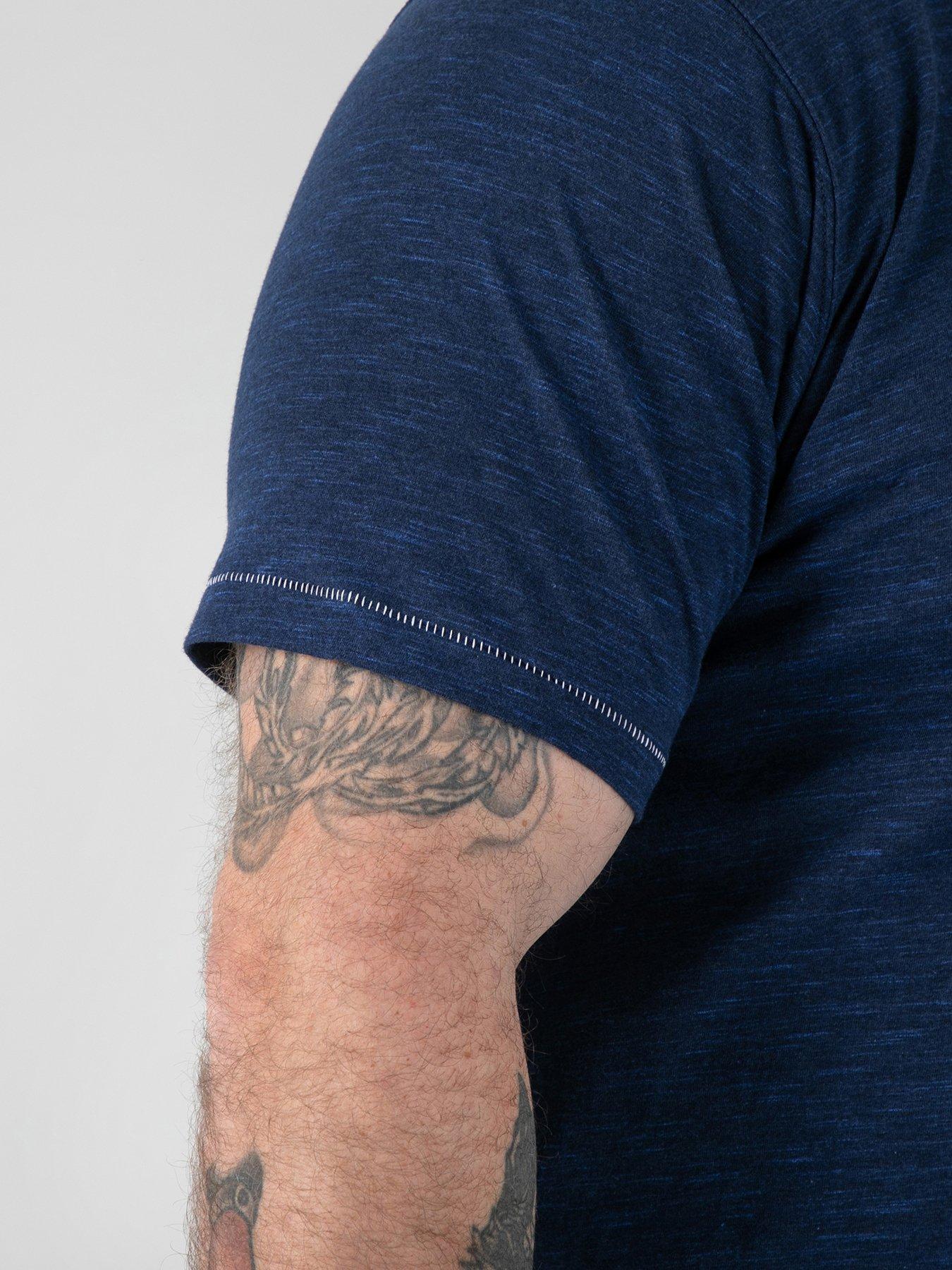 Image 5 of 6 of D555 Grumpy Old Man Printed Crew Neck T-Shirt - Navy