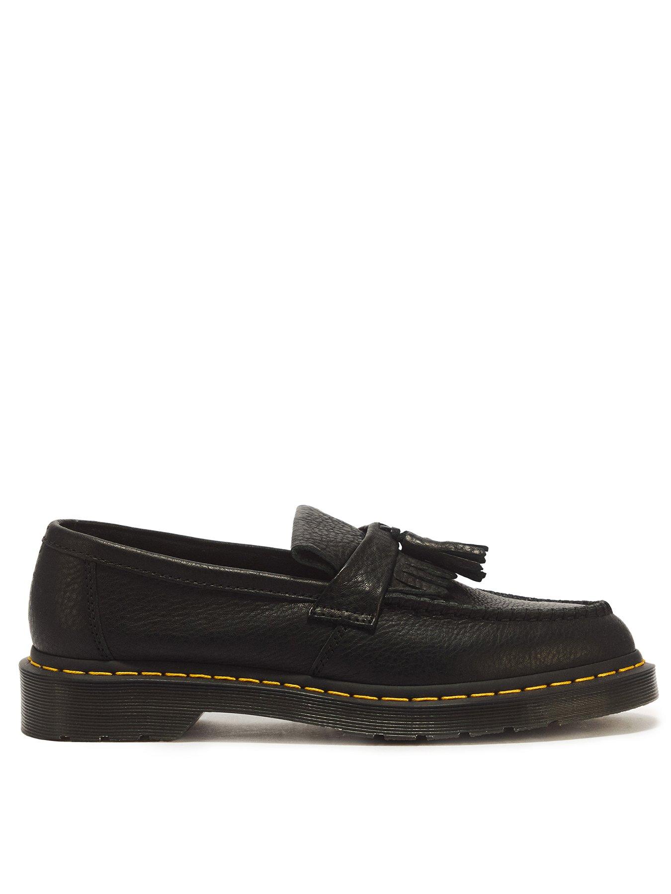 Dr Martens Adrian Ambassador Soft Leather Tassel Loafers - Black