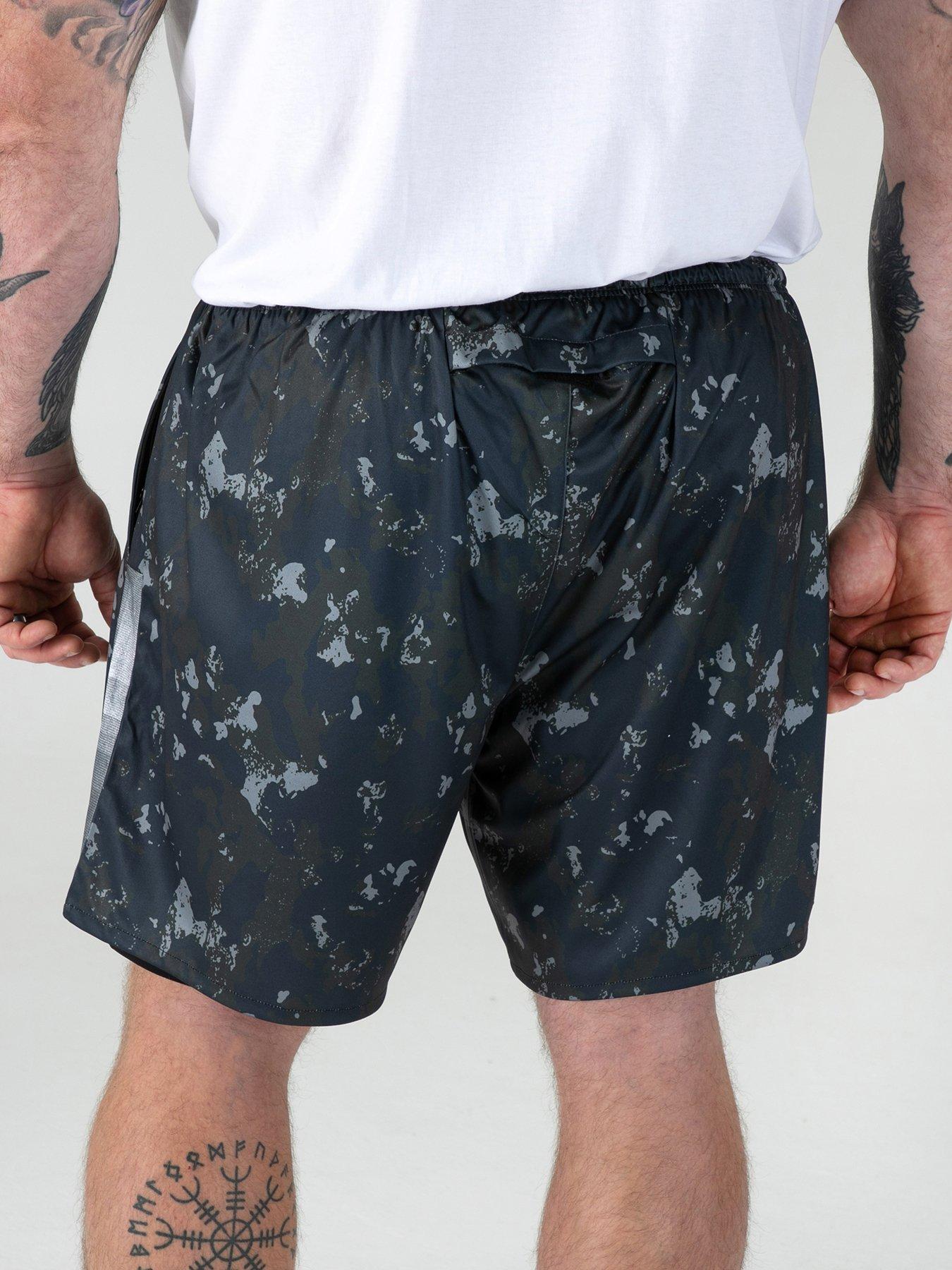 Image 2 of 6 of D555 D555 Dry Wear Elasticated Shorts With Compression Lining