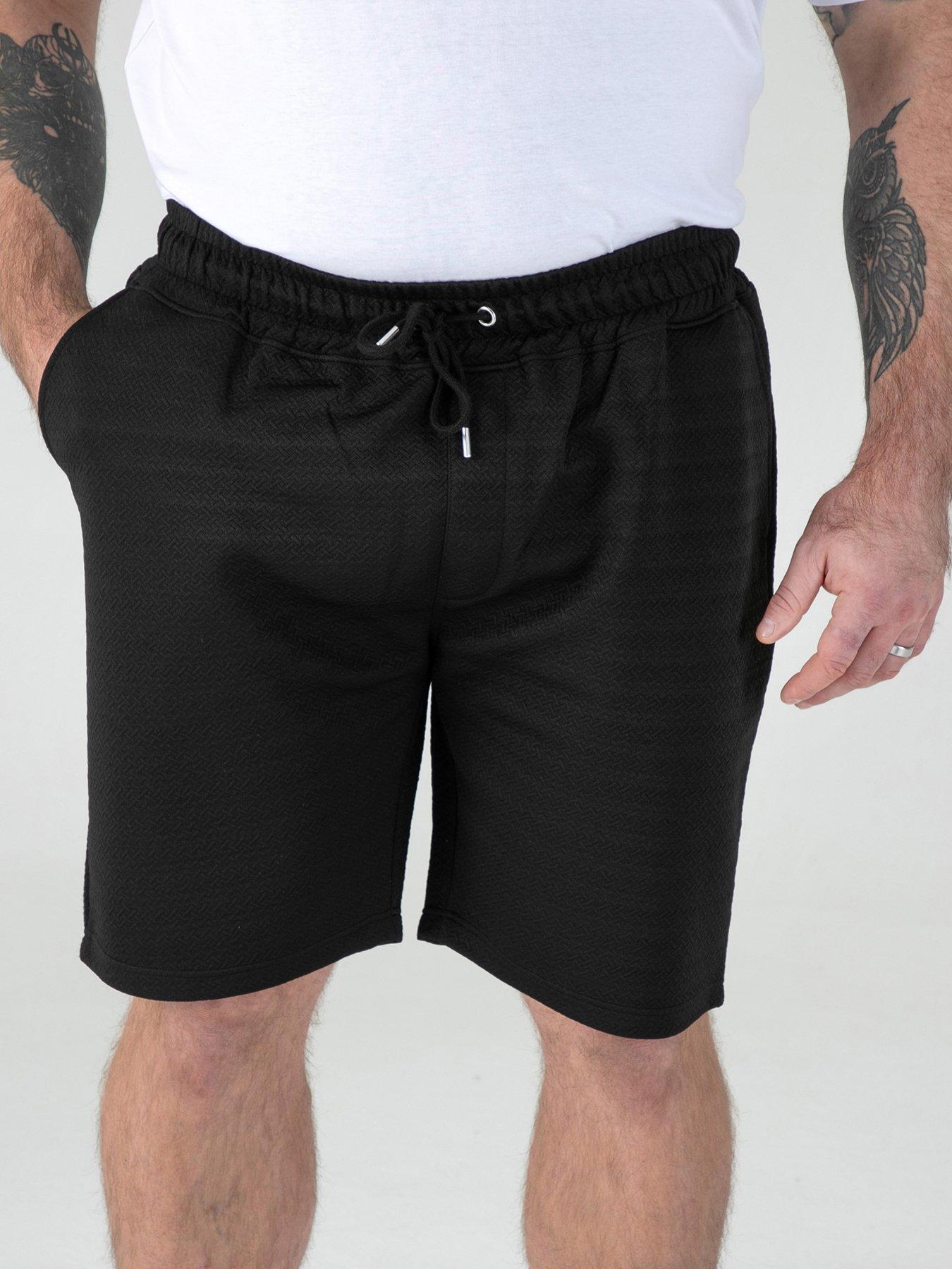 Image 1 of 6 of D555 D555 Stretch Jacquard Elasticated Waist Shorts