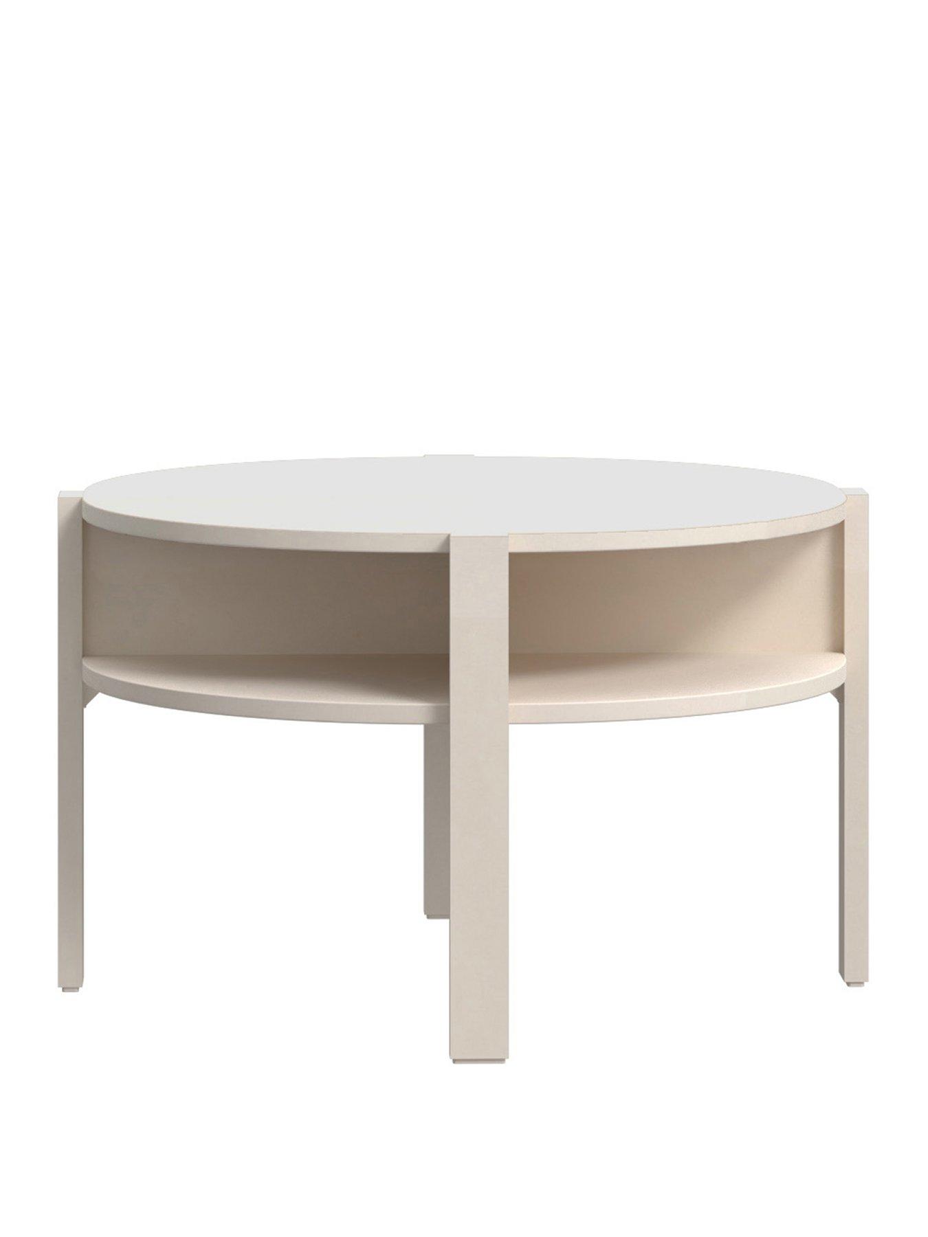 Image 2 of 4 of Tyndall Round&nbsp;Coffee Table - Sand/Oak