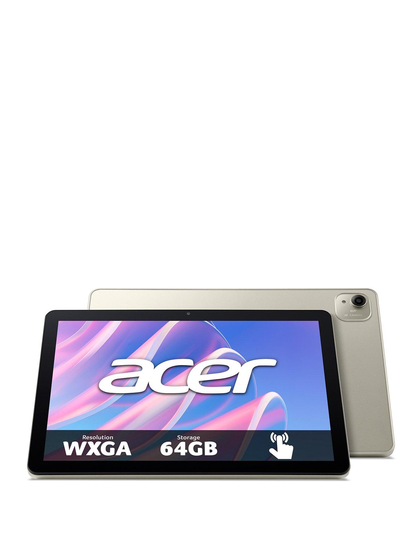 Acer Acer Iconia Tab A10 - A537 CPU, 10.1" WXGA touchscreen, 4GB RAM, 64GB storage, microSD card, 5MP & 8MP cameras