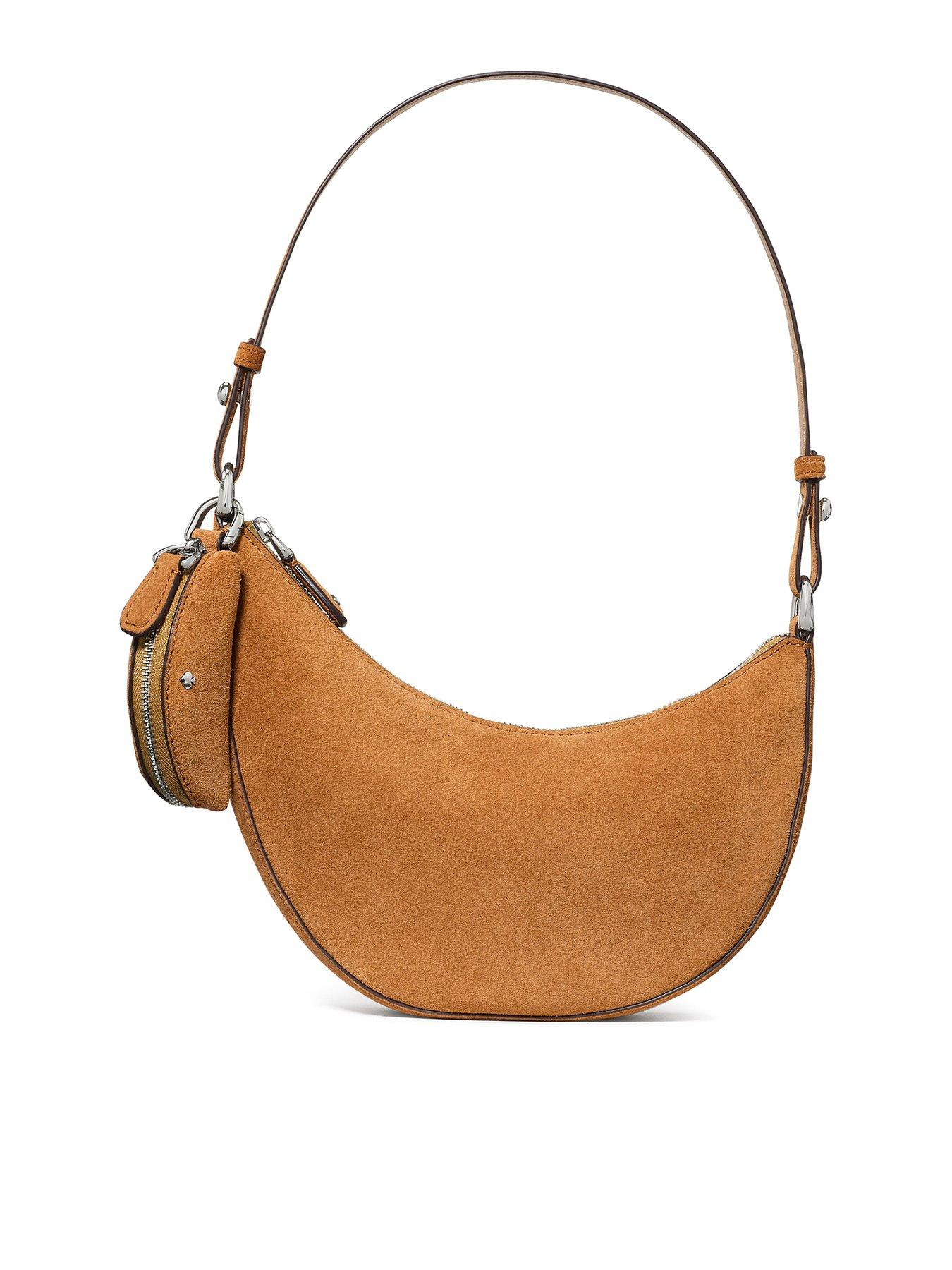 Kate Spade New York Duo Suede Mini Shoulder Bag - Brown