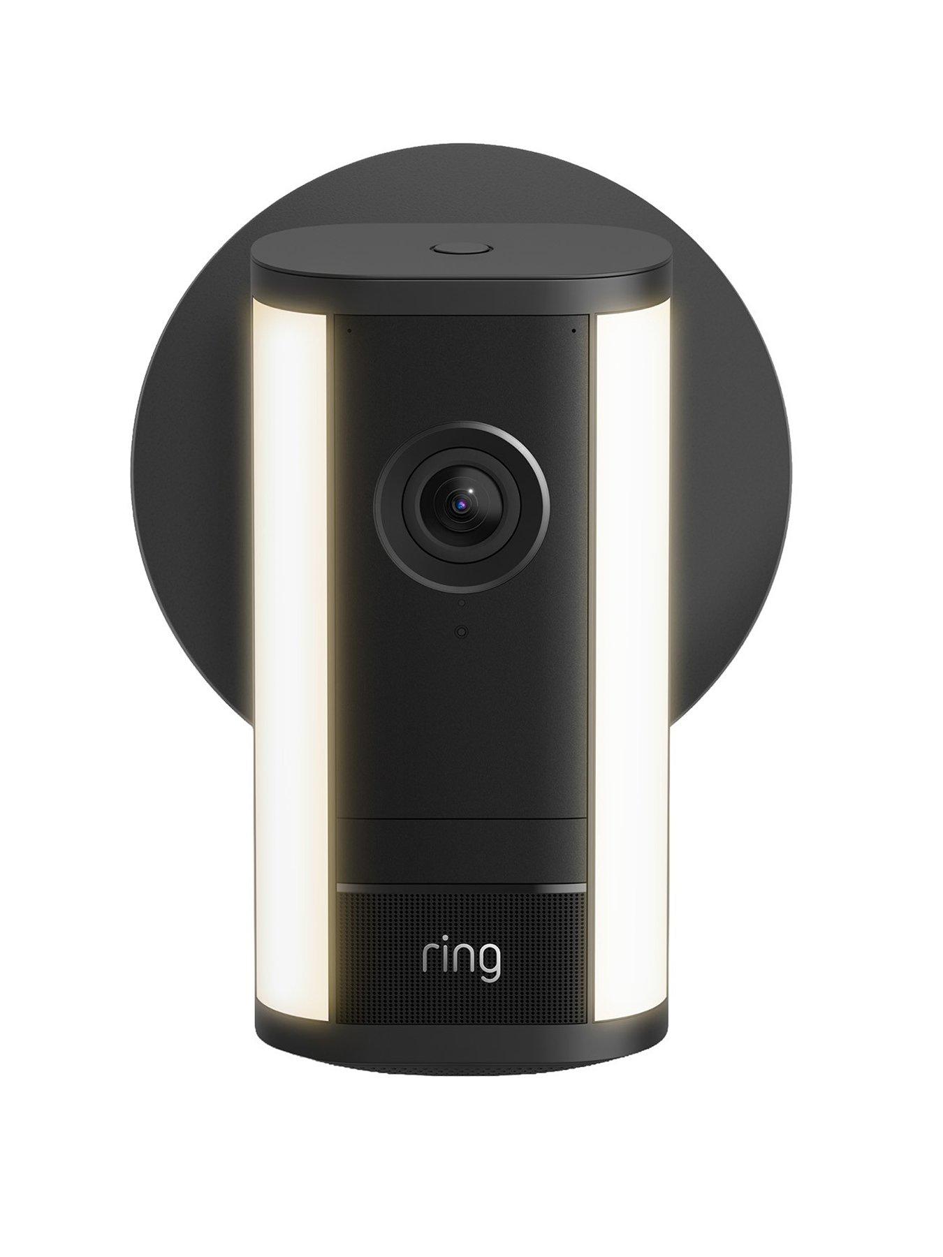 RING Spotlight Cam Pro (2nd Gen) Retinal 4K Outdoor Security Camera - Wired - Black - (Newest Gen)