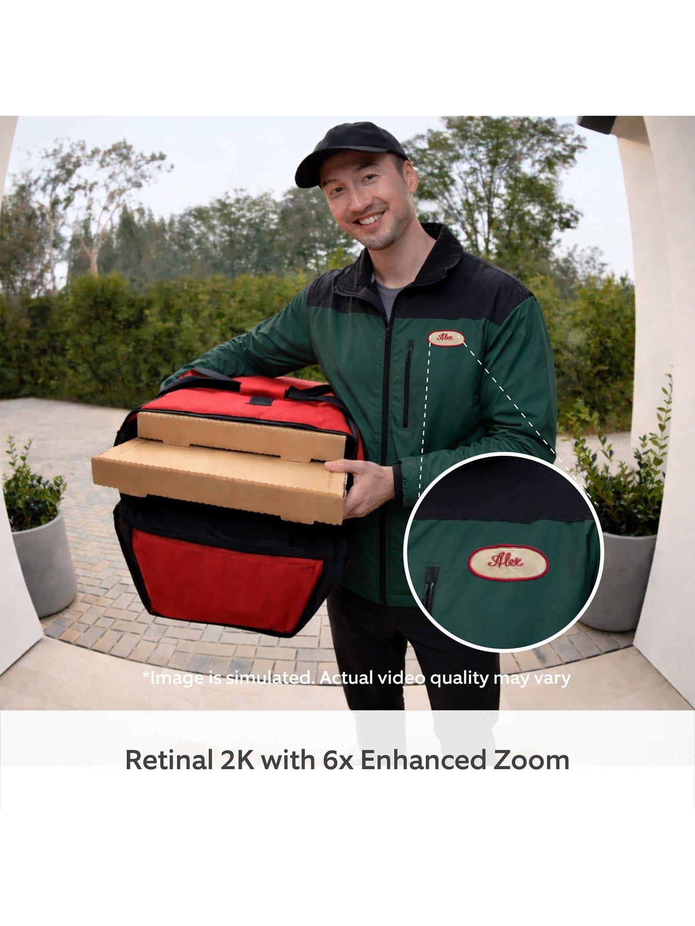 Image 3 of 8 of RING Battery Video Doorbell (2nd Gen) - Retinal 2K and Head-to-Toe View - Matte Mocha (Newest Gen)