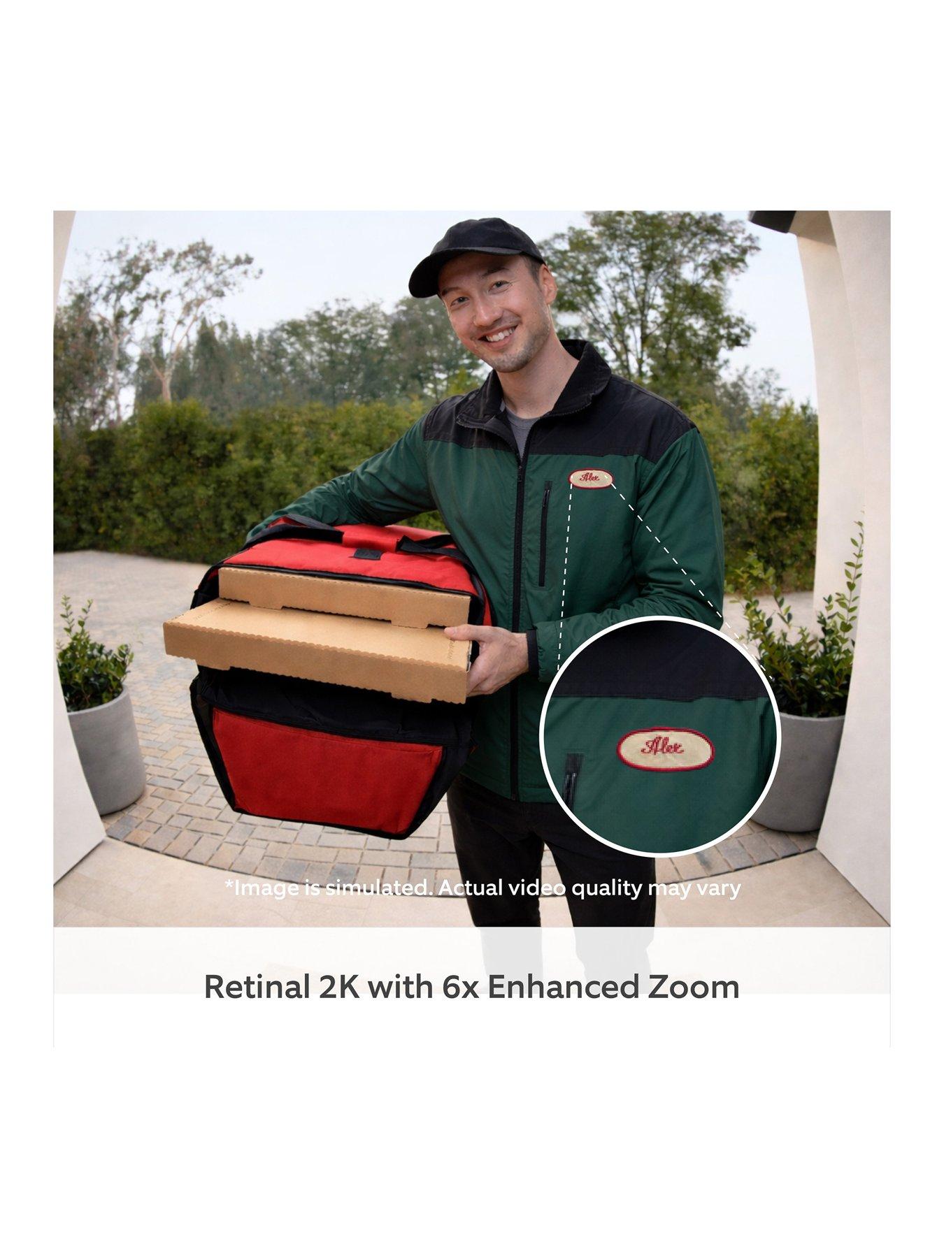 Image 6 of 8 of RING Battery Video Doorbell (2nd Gen) - Retinal 2K - Speckled Grey +  Chime (3rd Gen) Bundle
