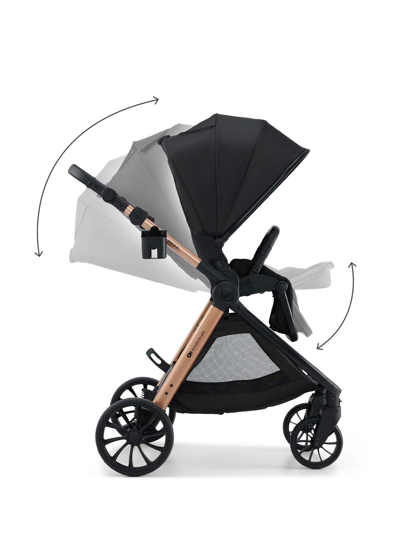 Image 6 of 8 of Kinderkraft Vesto 2 Travel System - Black