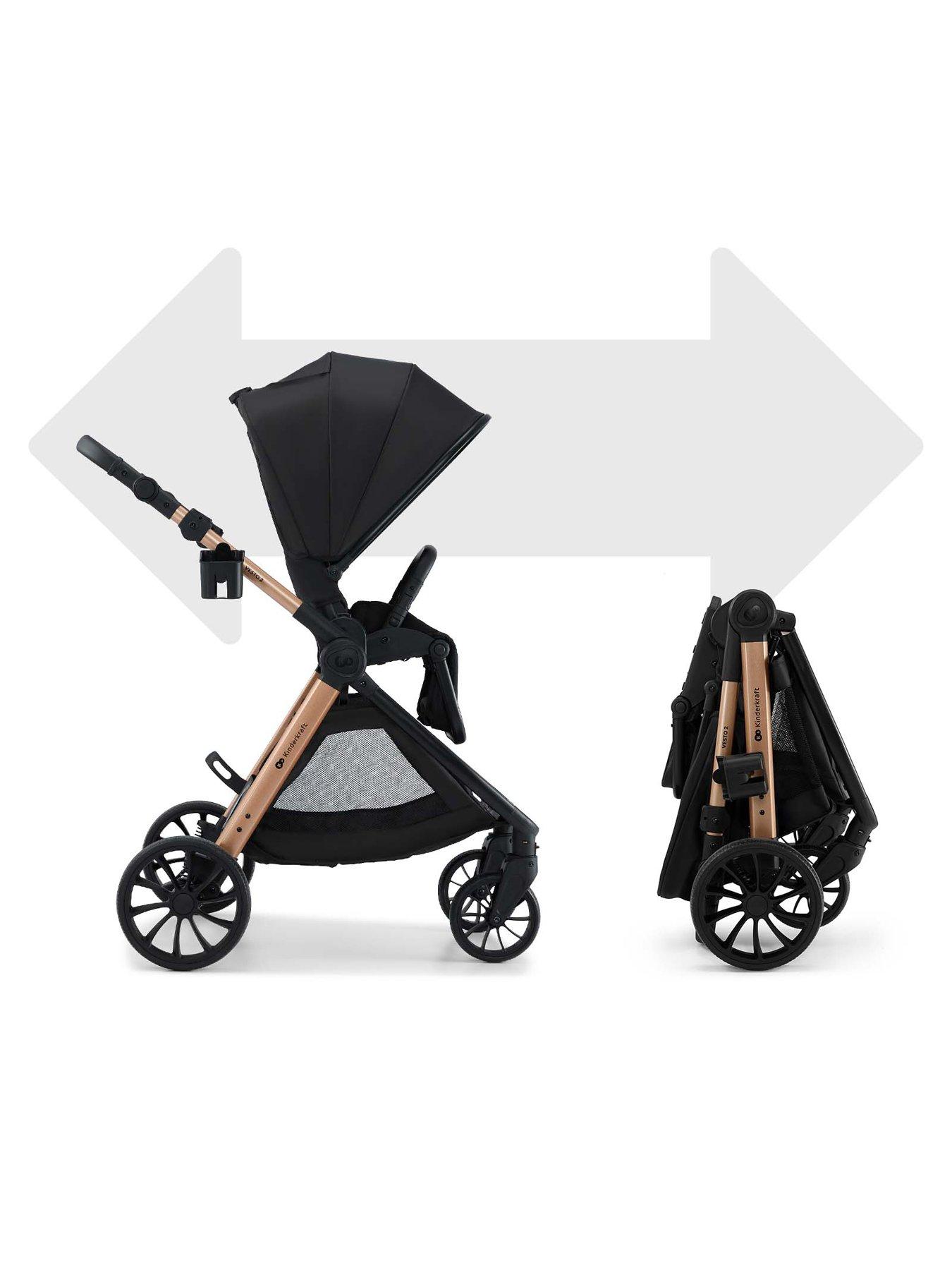 Image 7 of 8 of Kinderkraft Vesto 2 Travel System - Black