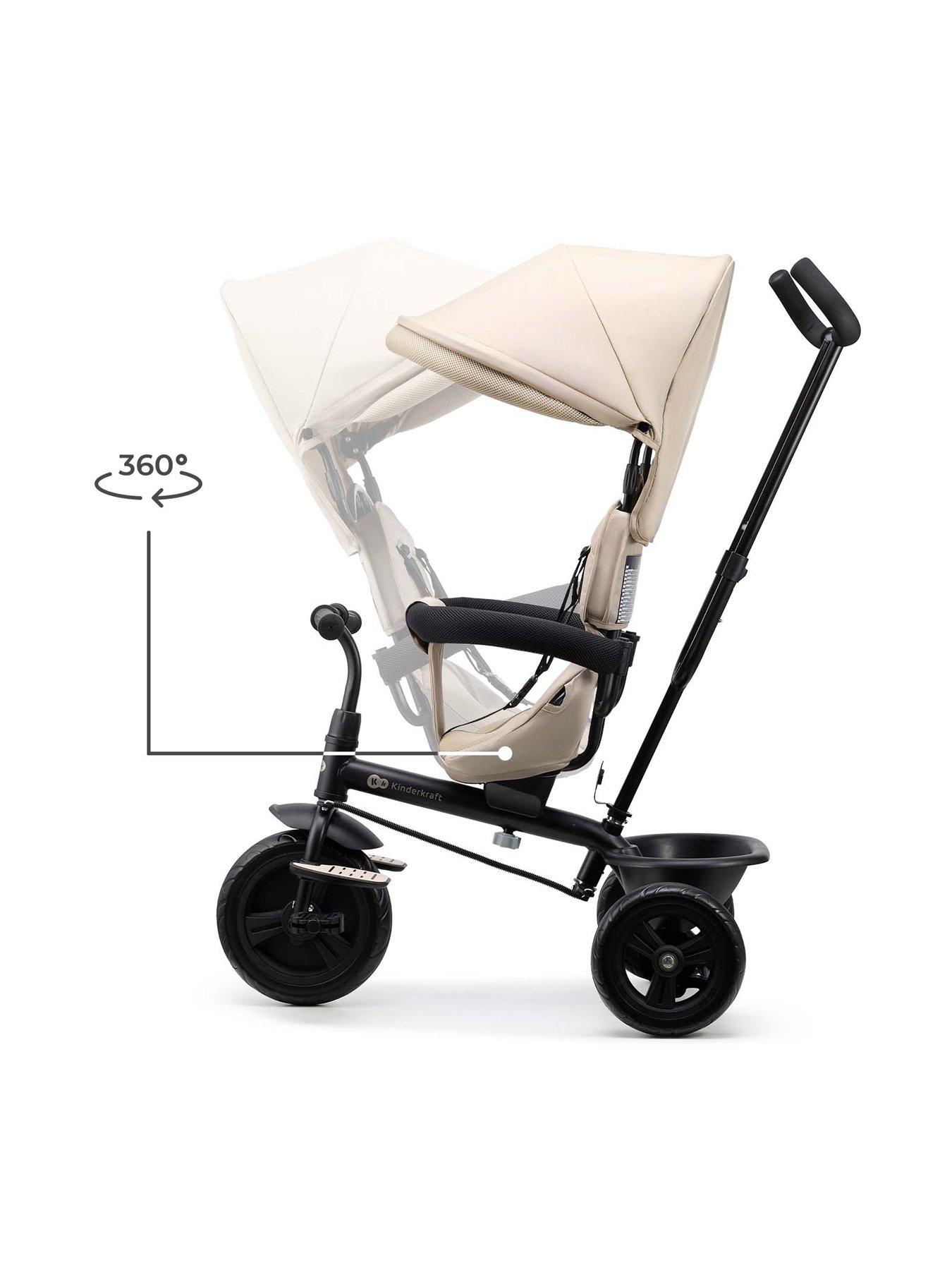 Image 3 of 8 of Kinderkraft Freeway 2 Tricycle - Beige