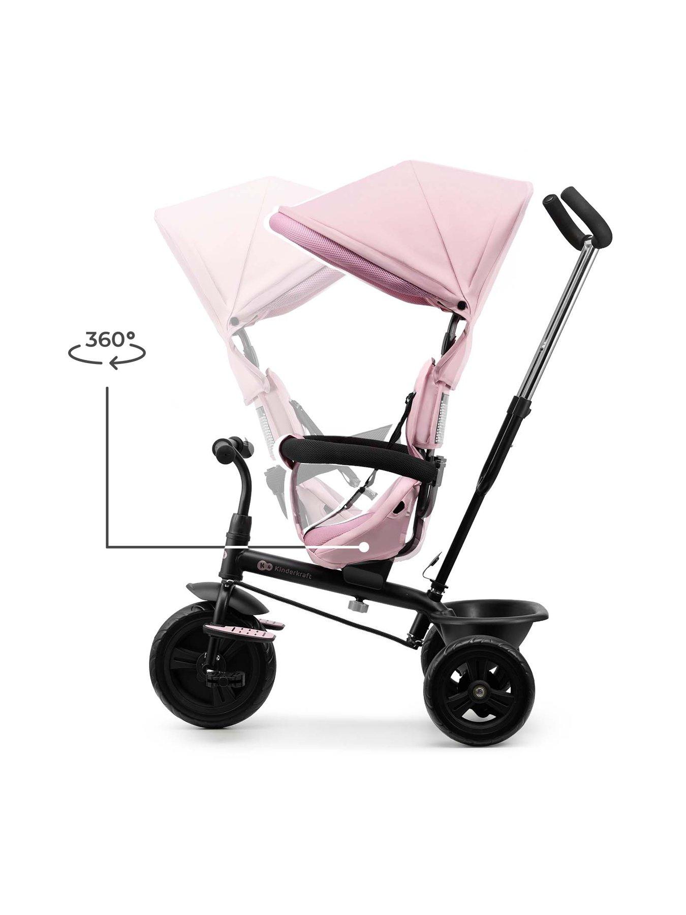 Image 3 of 8 of Kinderkraft Freeway 2 Tricycle - Pink