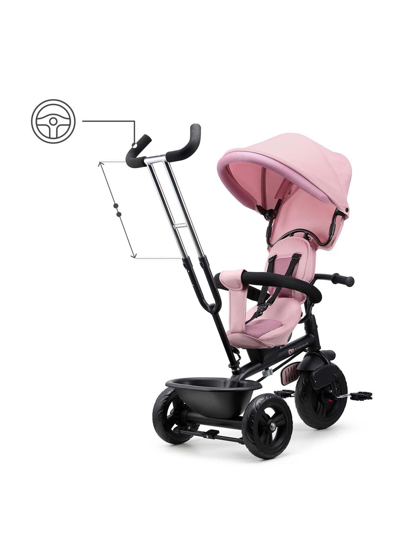 Image 4 of 8 of Kinderkraft Freeway 2 Tricycle - Pink