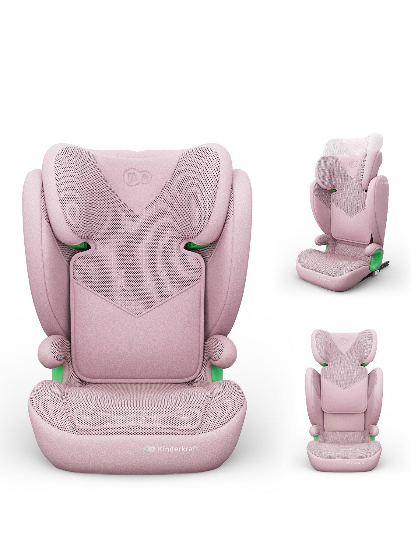 Image 1 of 8 of Kinderkraft Junior Fix 2 Plus i-Size Car Seat - Pink