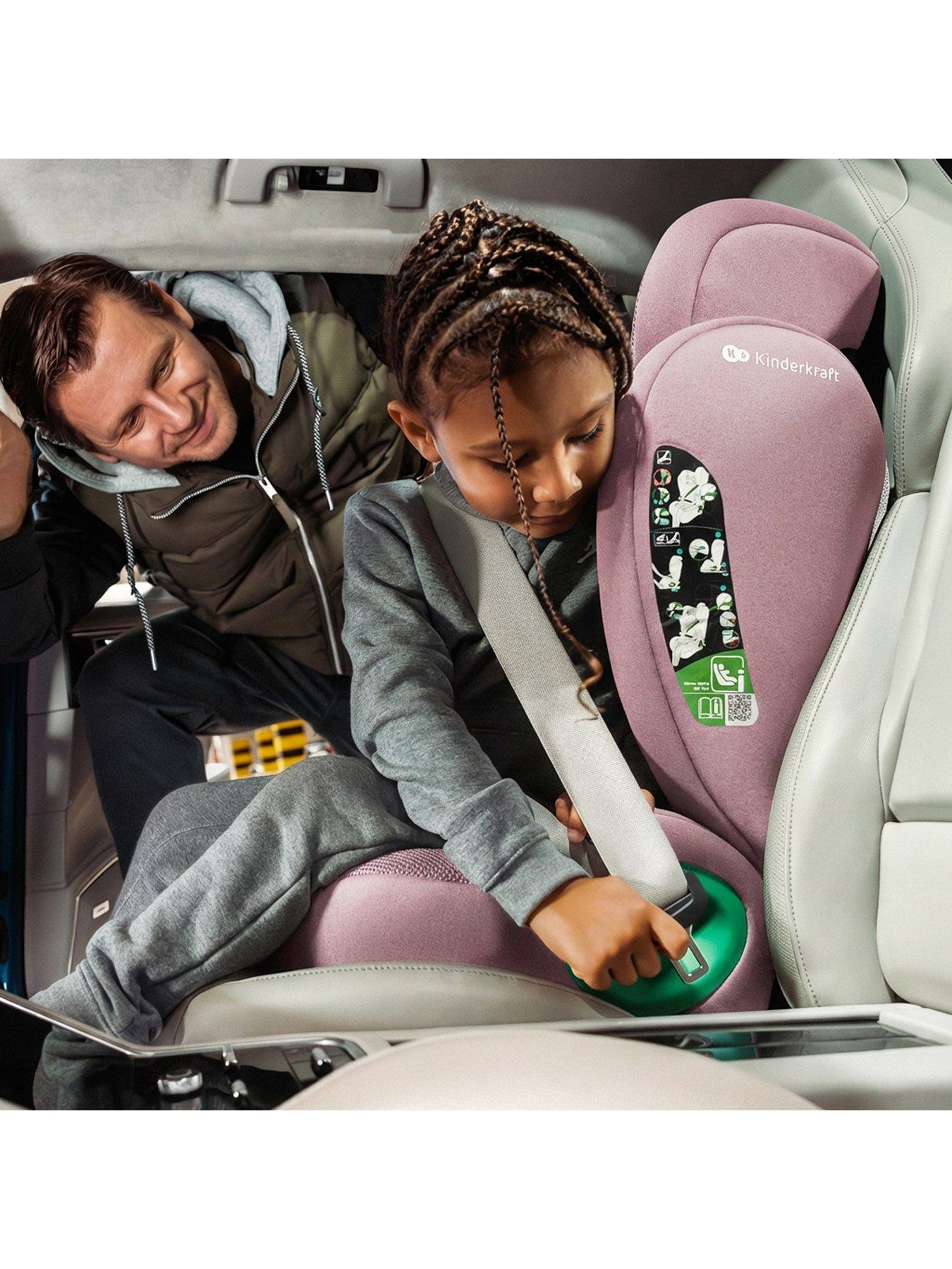 Image 2 of 8 of Kinderkraft Junior Fix 2 Plus i-Size Car Seat - Pink