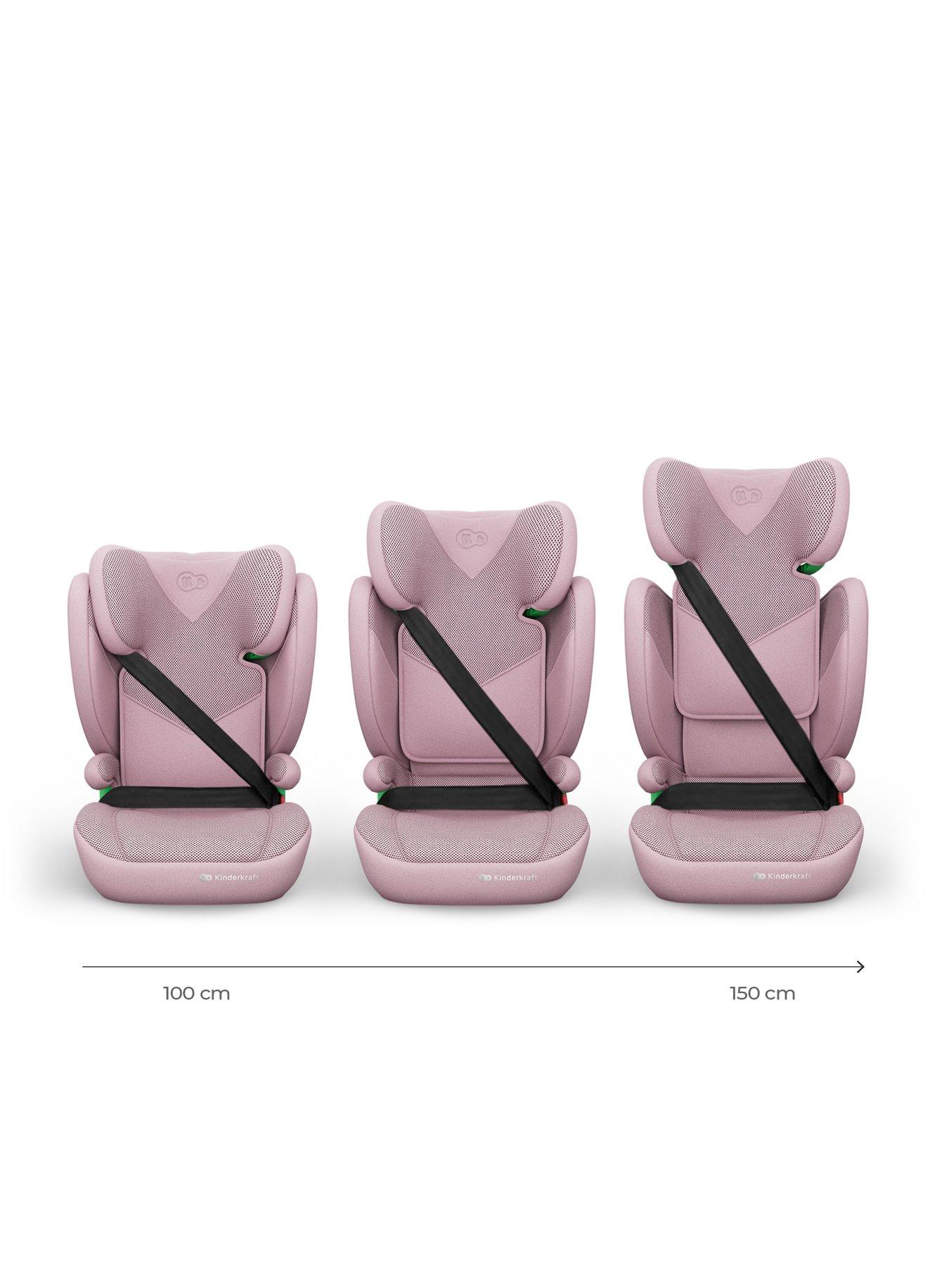 Image 3 of 8 of Kinderkraft Junior Fix 2 Plus i-Size Car Seat - Pink