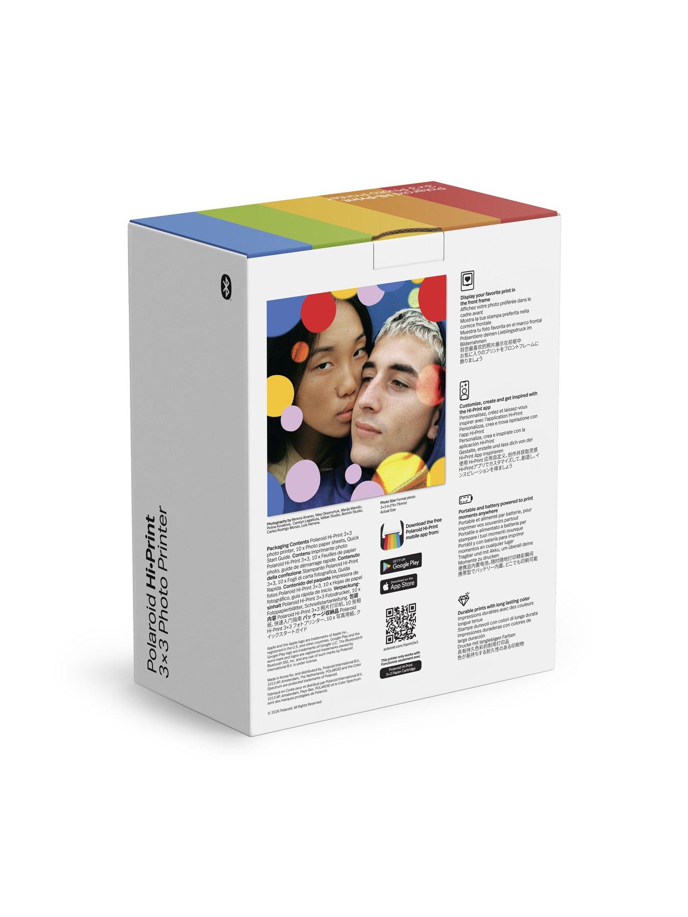 Image 7 of 7 of Polaroid Polaroid HiPrint 3x3 Printer White 10 Sheets