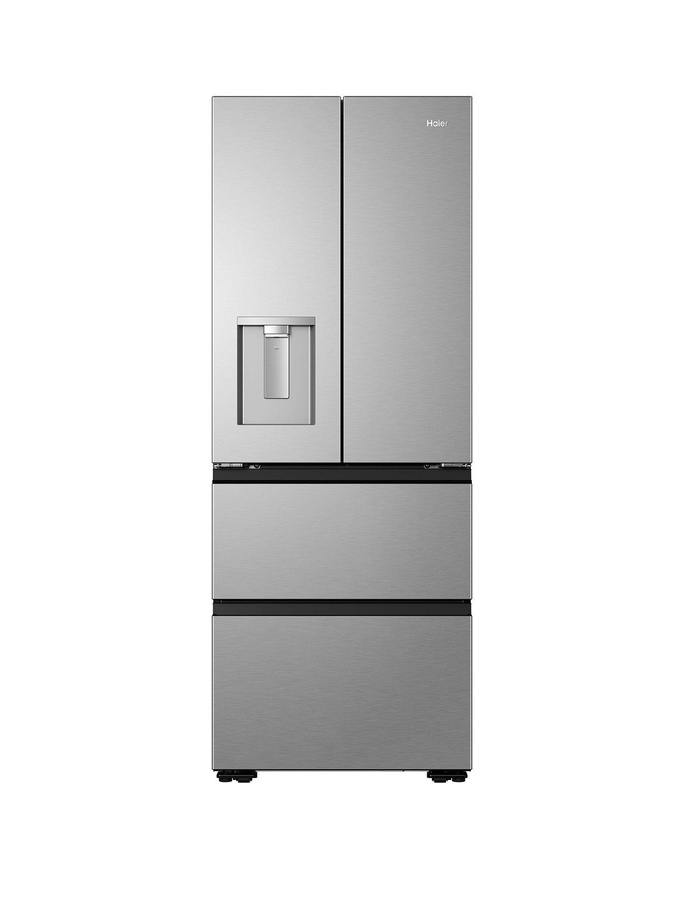 Haier HFKR3718EWMM 70cm French Series 3 Inox SpaceFit