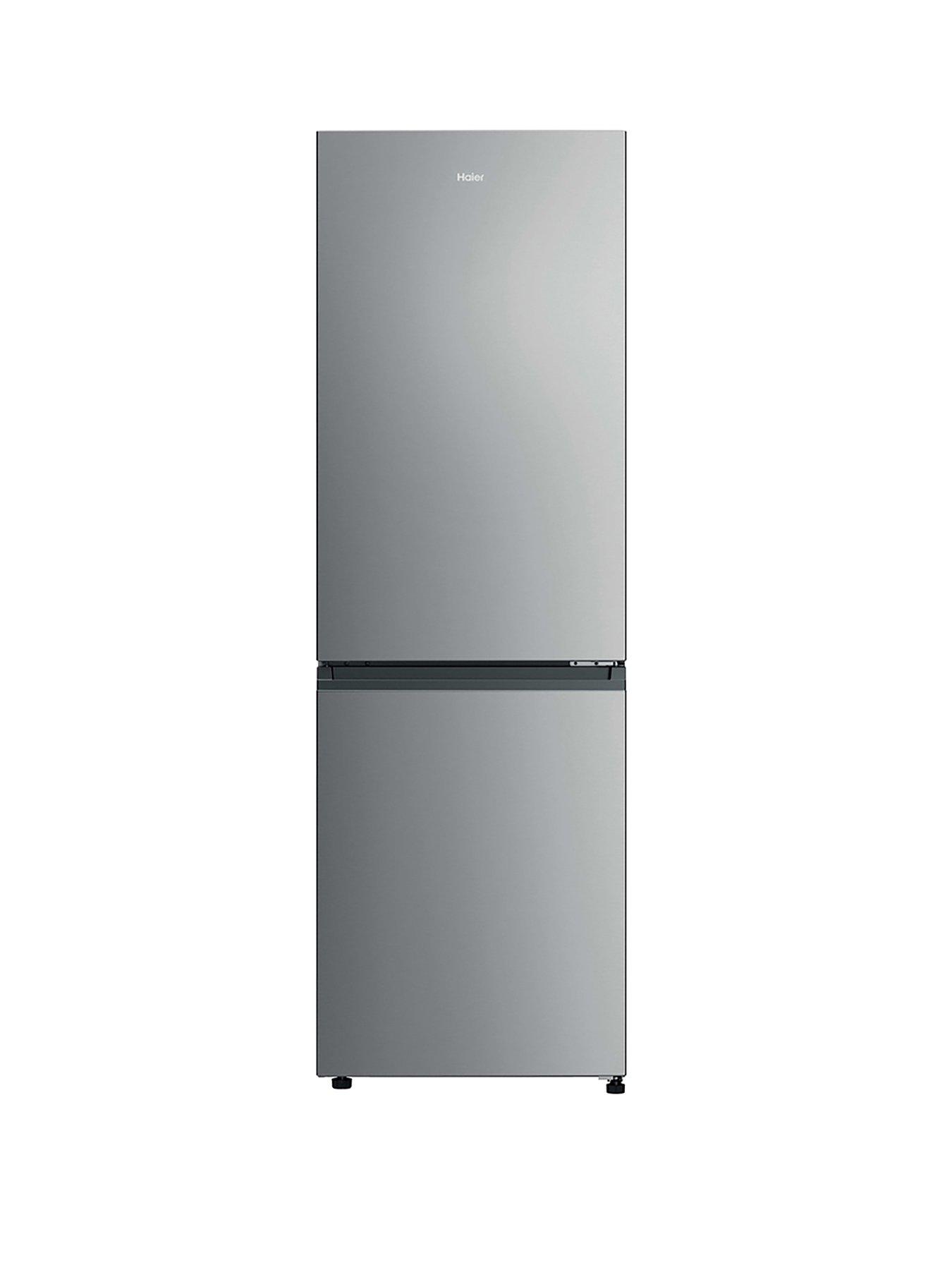 Haier 2D 60 Series 3 HDPR3618ANPK 185cm 60/40 Total No Frost Fridge Freezer, A Rated, Inox