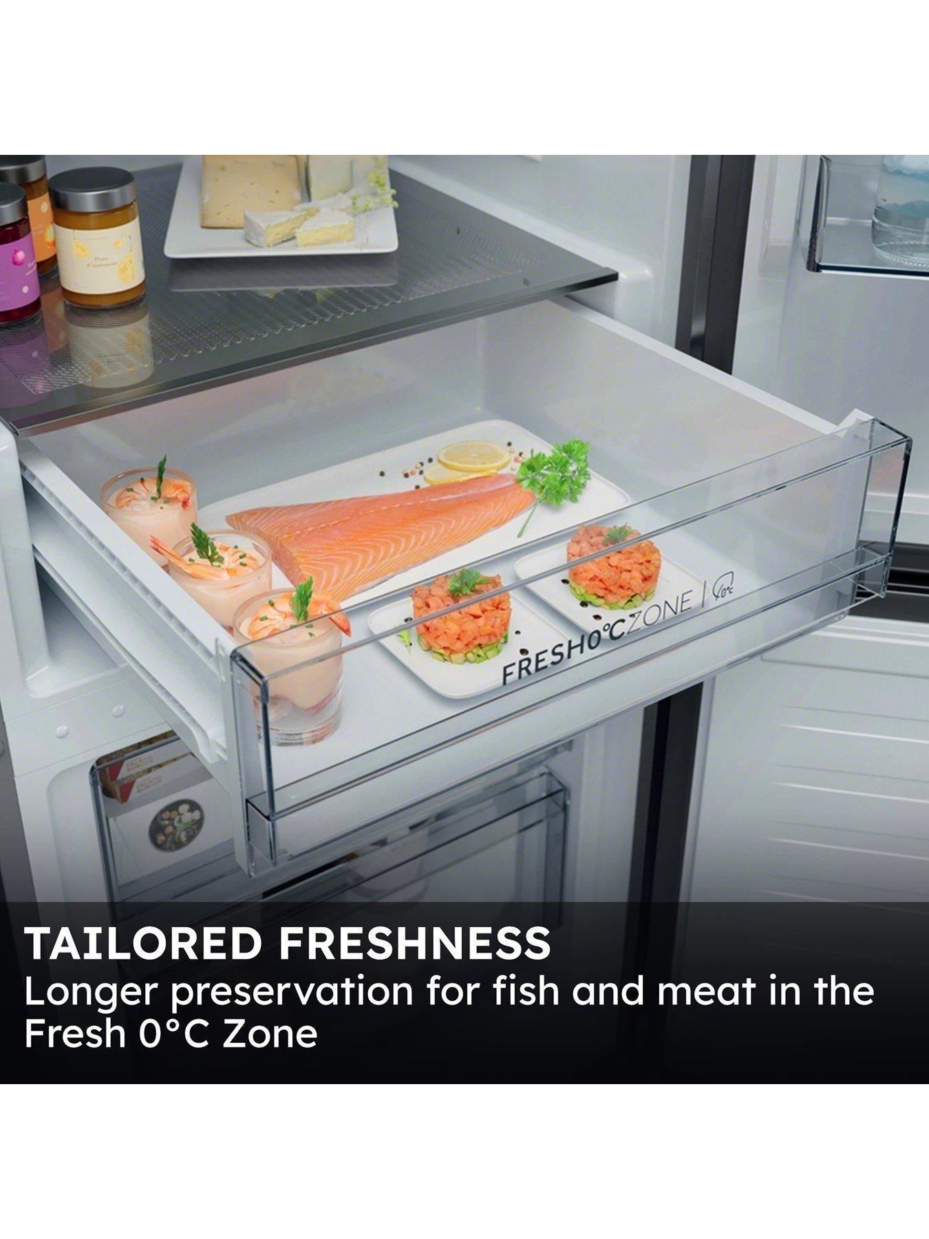 Image 3 of 7 of Haier HDPR3618ANPK 2D Combi Freestanding Fridge Freezer Inox