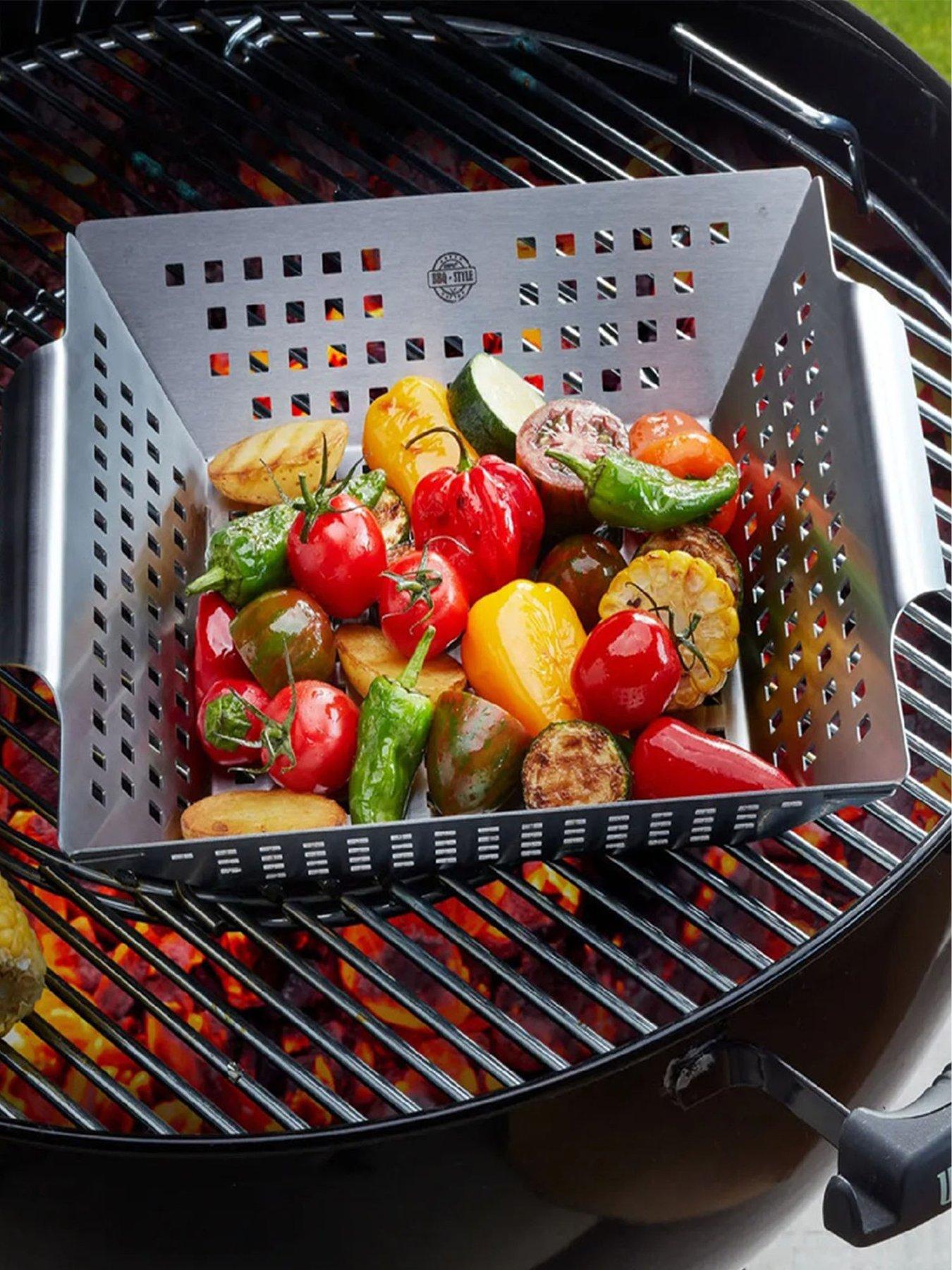 Image 1 of 2 of Gefu Bbq Large Grill Tray Stainless Steel Grilling Dish