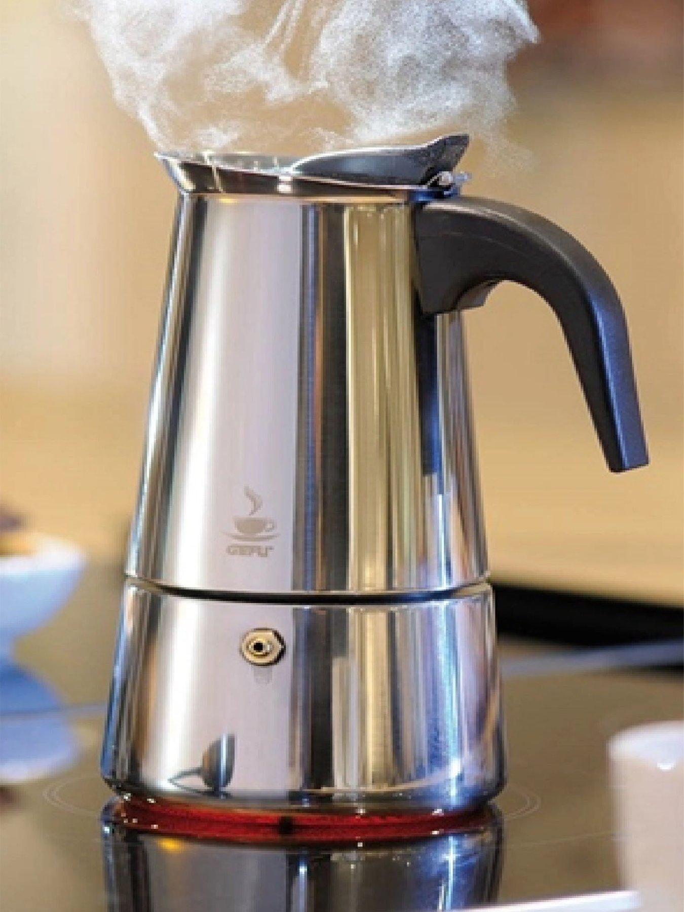 Gefu Emilio Espresso Maker 2 Cup Stainless Steel Percolator
