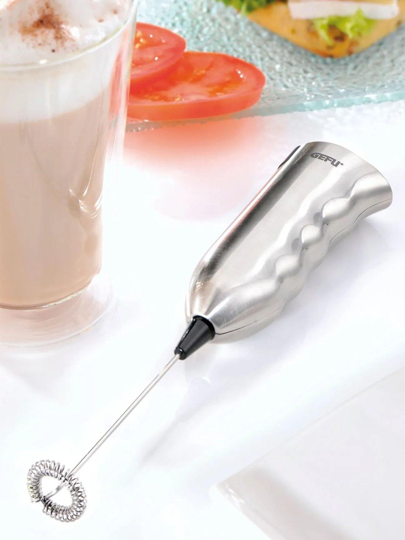 Gefu Marcello Electric Milk Frother Stainless Steel