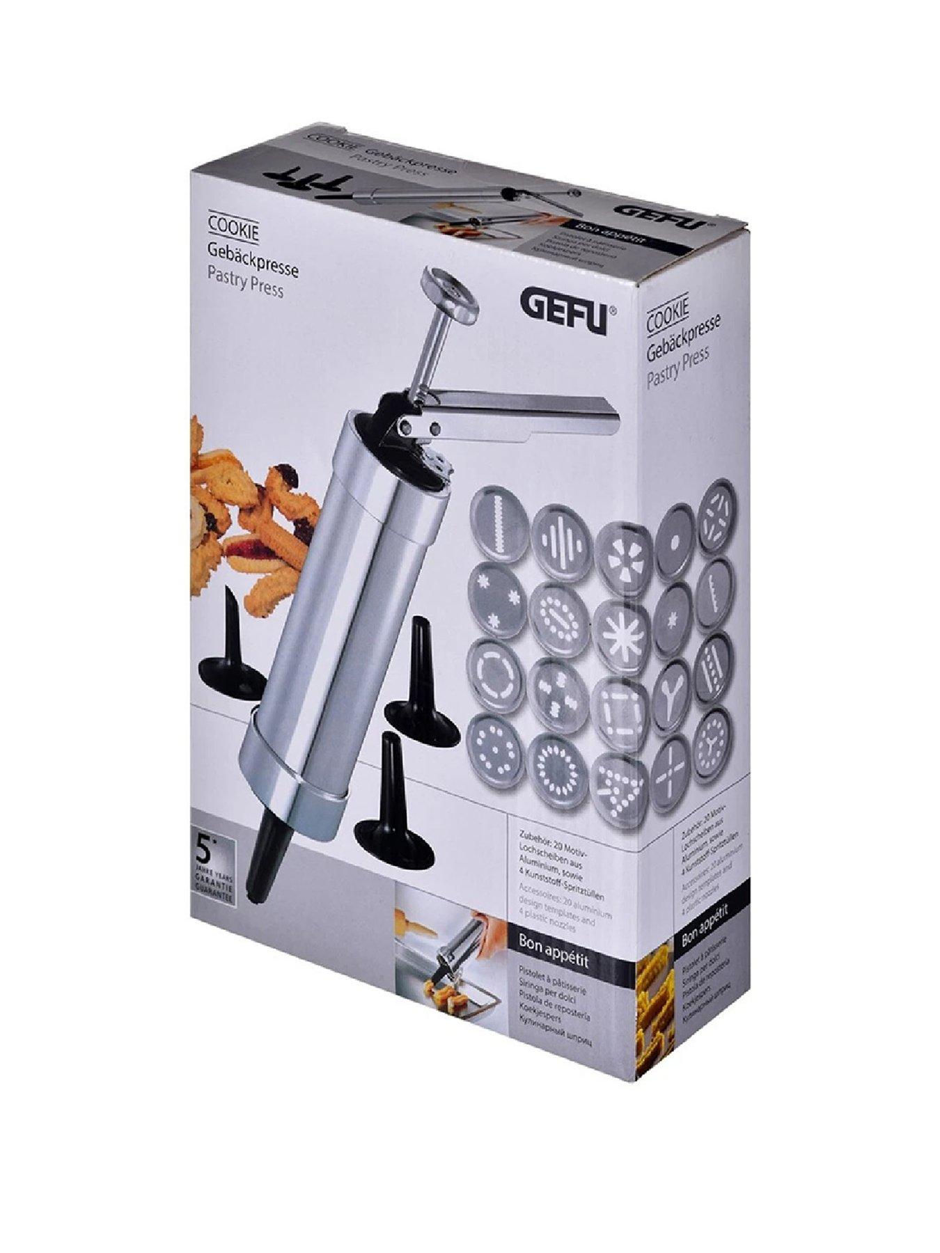 Gefu Cookie Spritzer Dough Press With 20 Templates
