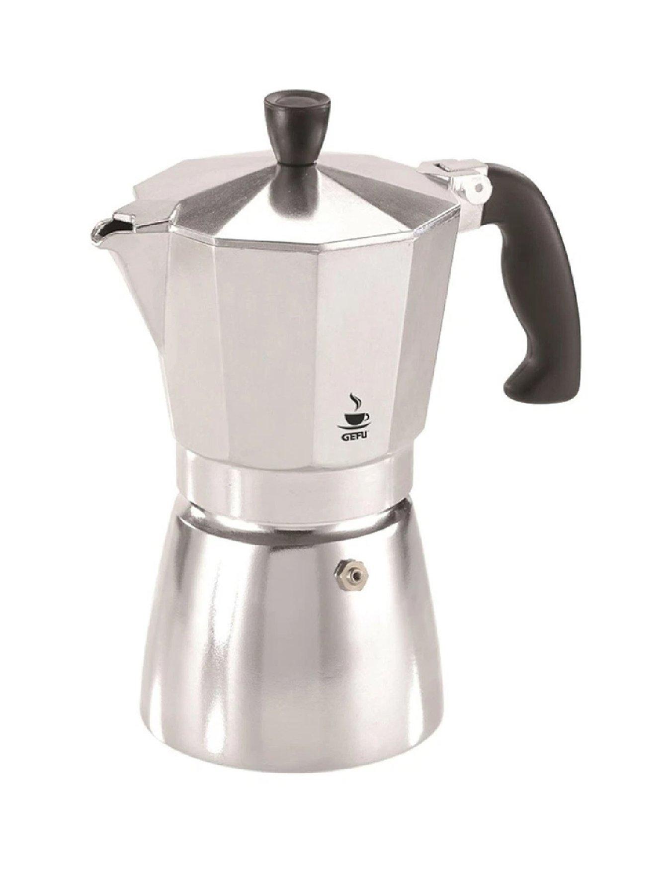 Image 2 of 3 of Gefu Lucino Espresso Maker 6 Cup Aluminium Moka Pot