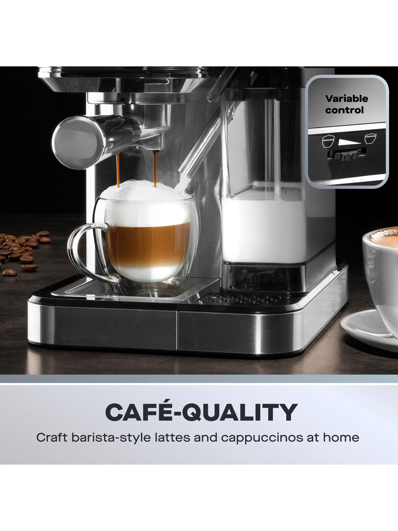 Image 3 of 6 of Daewoo 20-Bar Digital Semi-Auto Coffee Maker - Also Does Cold Brews