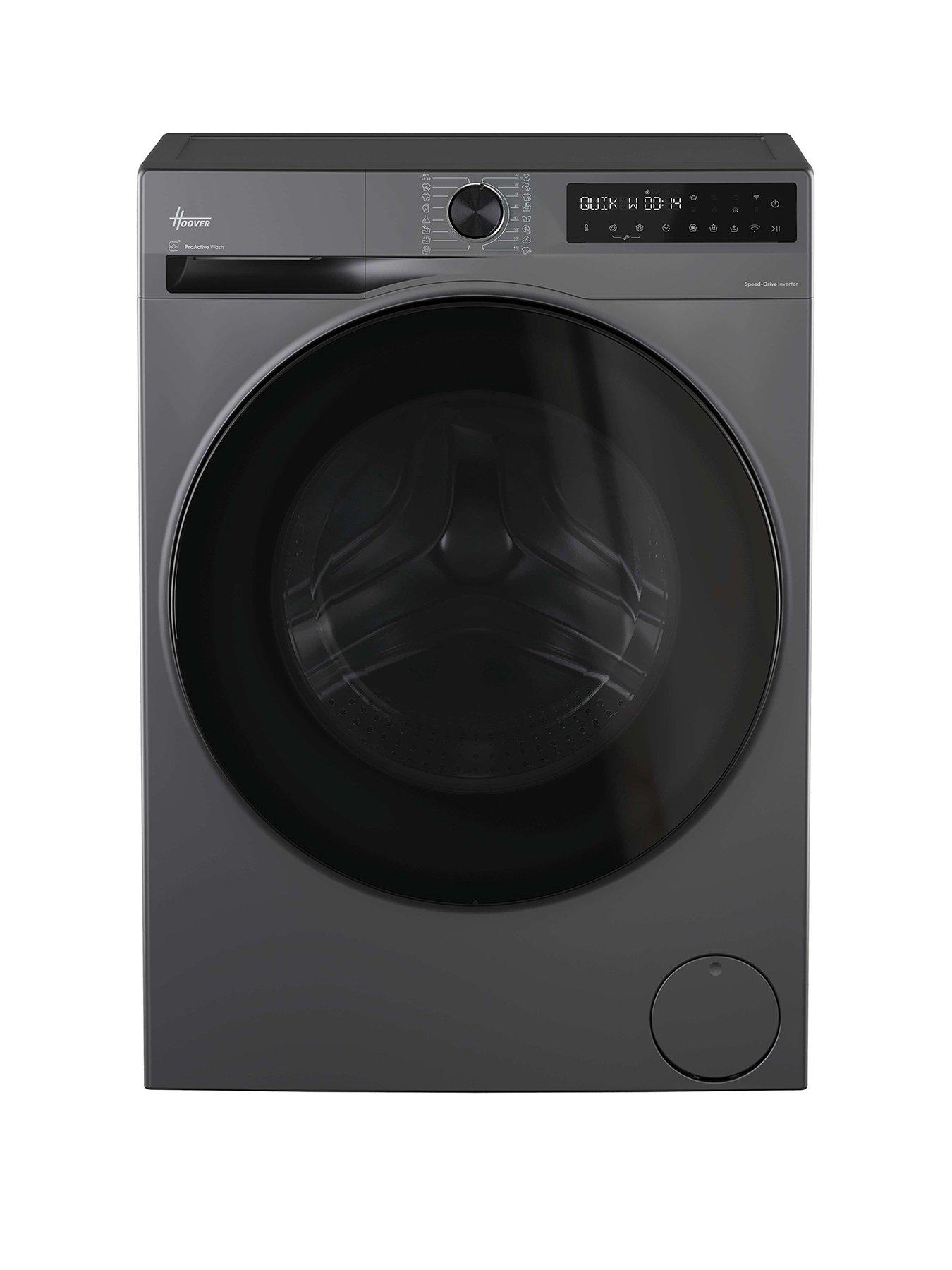 Hoover HBP 414BL9G-80 Pro Wash Series 5, 14kg, A-30% Energy Class, 1400 rpm, Wifi, Freestanding Washing Machine - Graphite