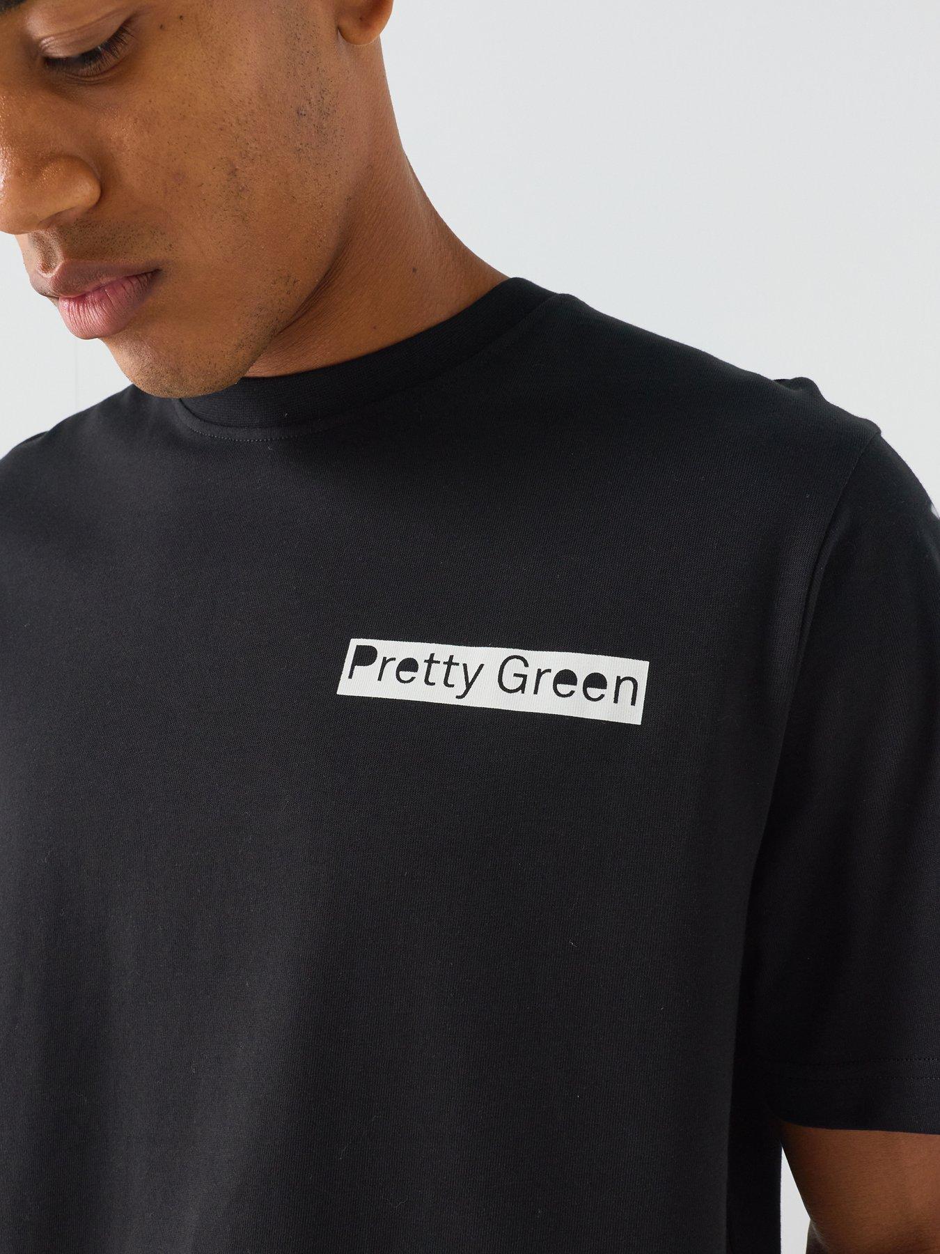 Image 4 of 6 of Pretty Green Beatification Back Graphic T-Shirt - Black