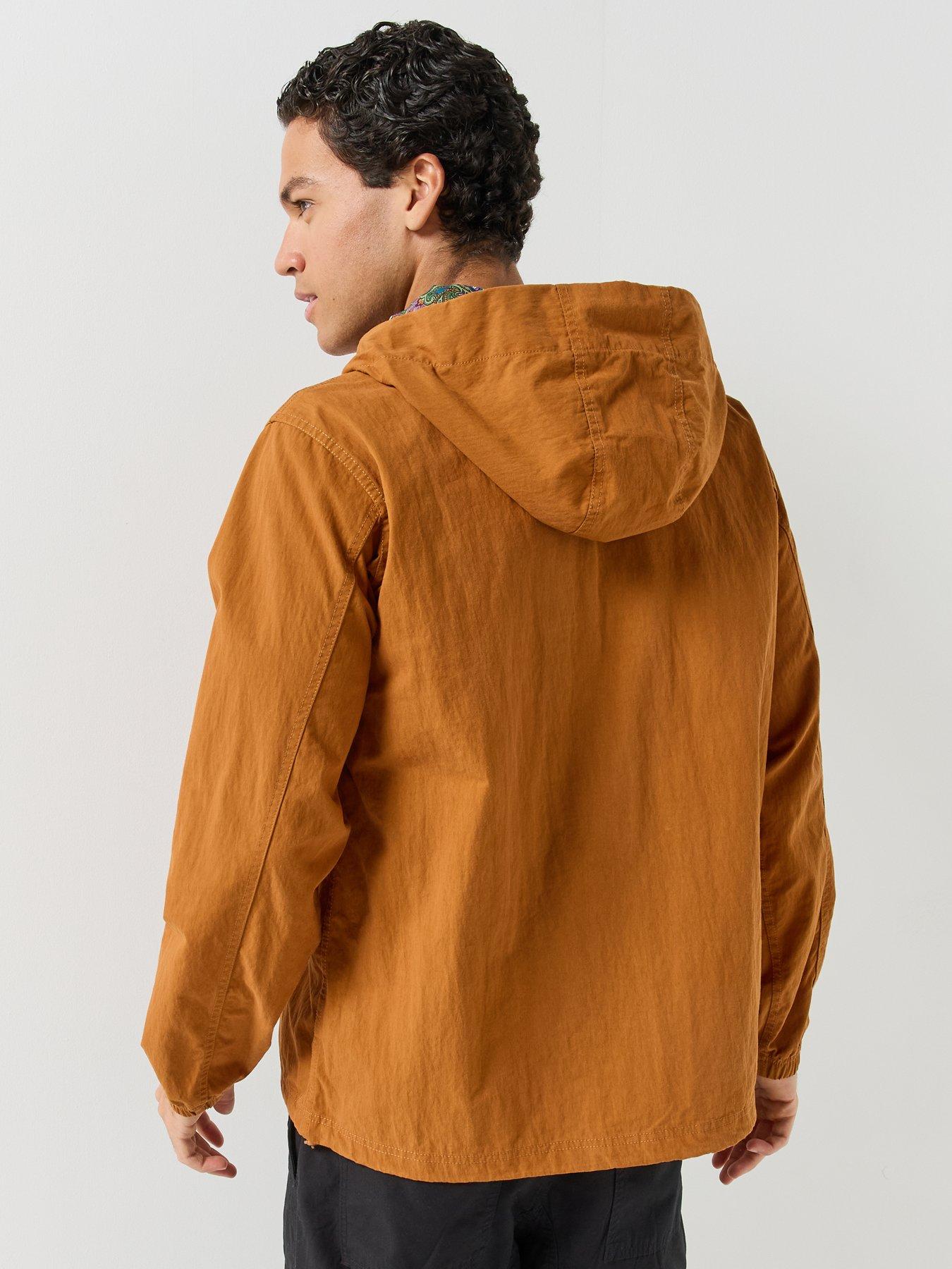Image 2 of 6 of Pretty Green Feltham Hooded Jacket - Orange