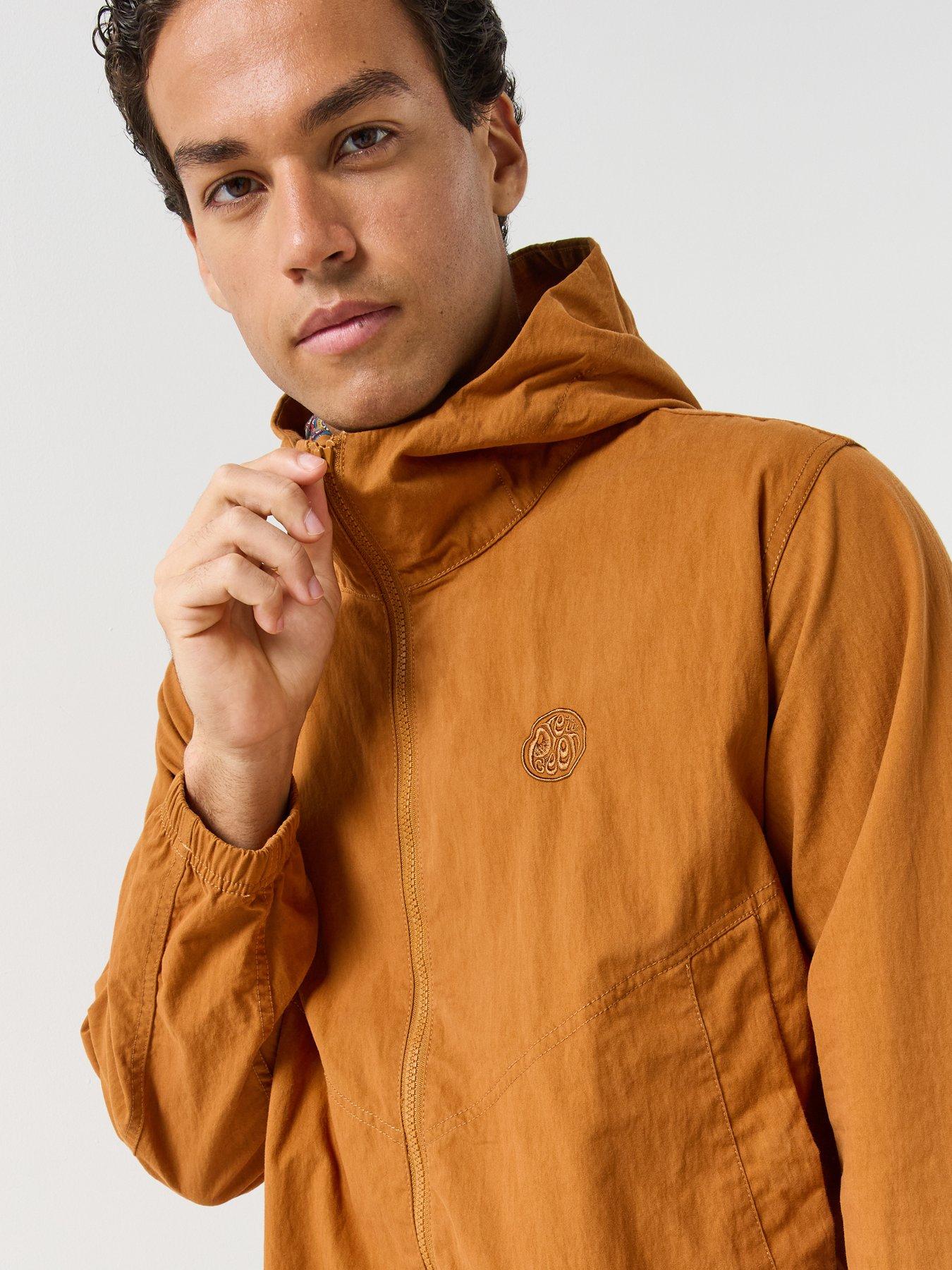 Image 5 of 6 of Pretty Green Feltham Hooded Jacket - Orange