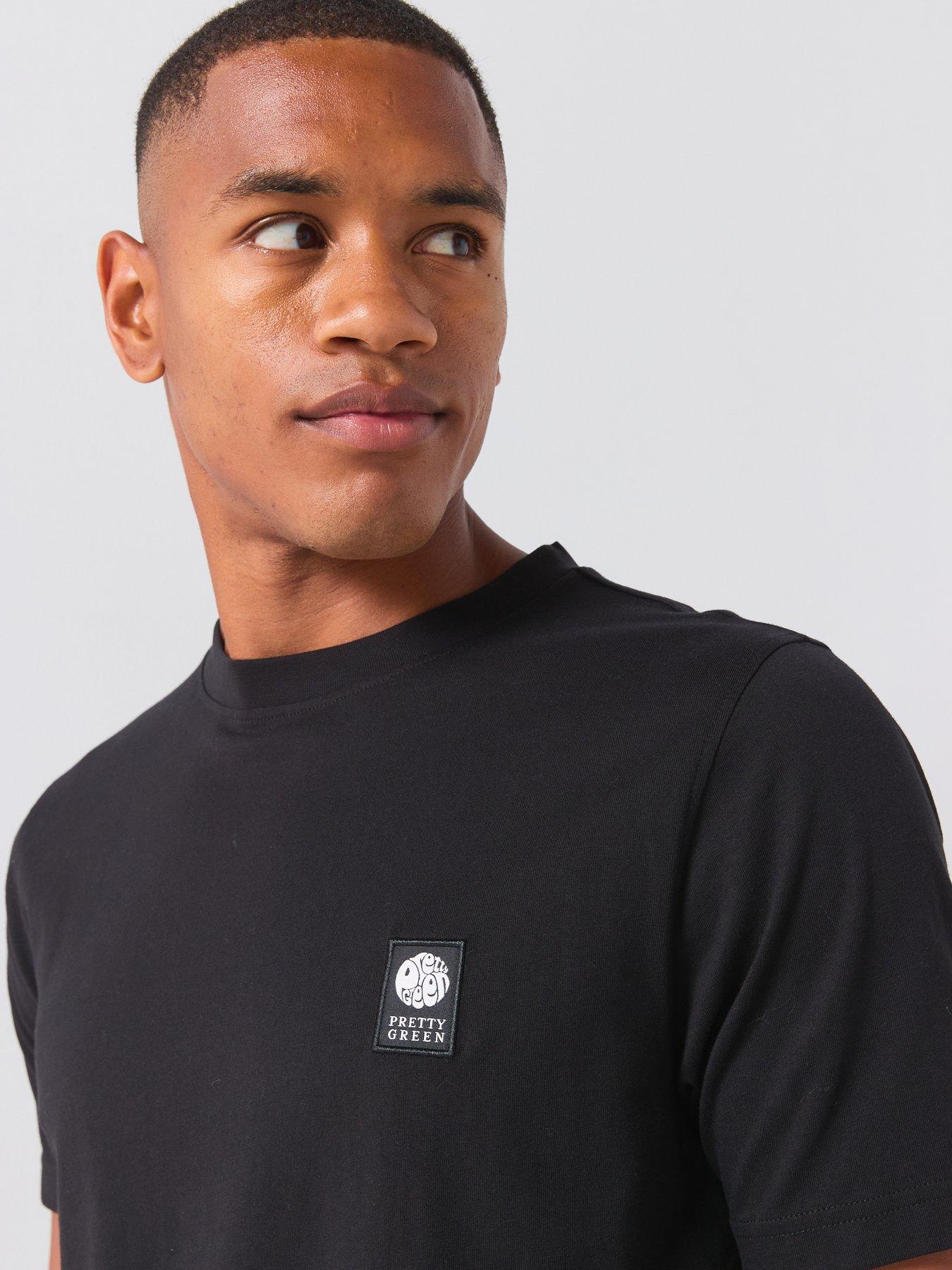 Image 5 of 5 of Pretty Green Sinclair Small Logo T-shirt - Black