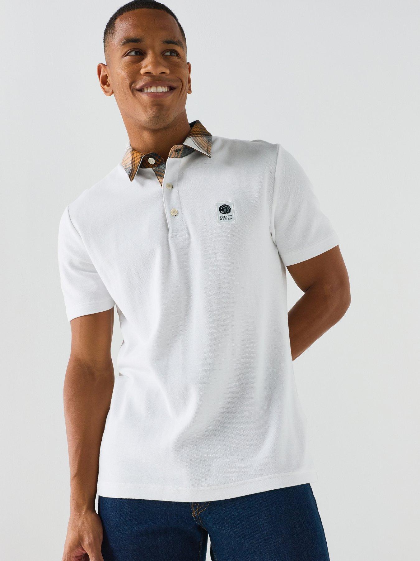 Pretty Green Strobe Polo Shirt - White